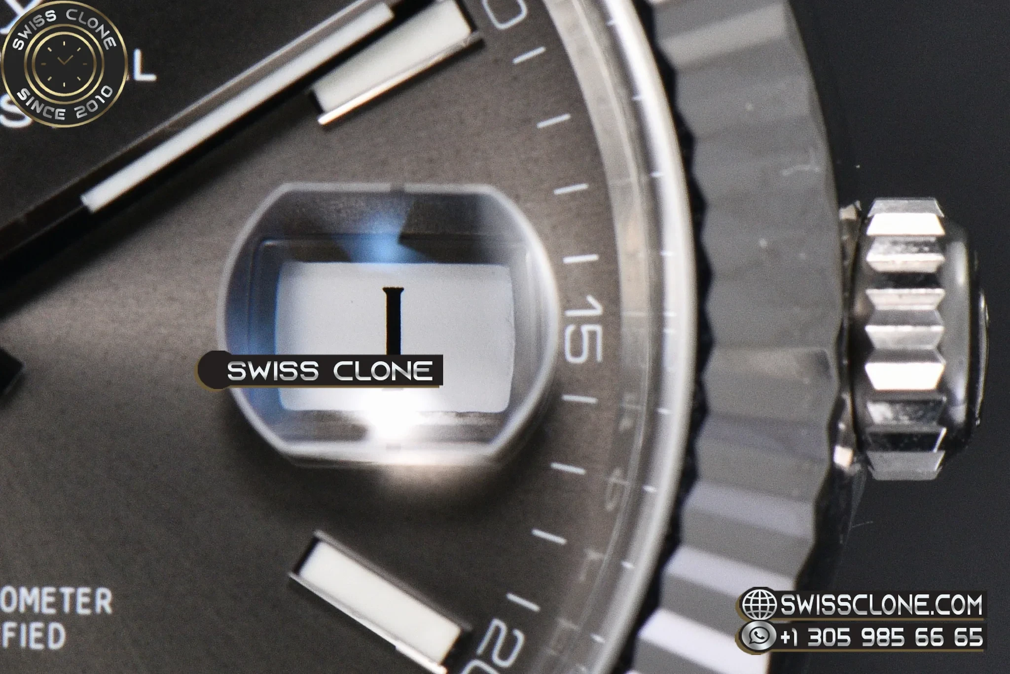 Rolex DateJust 41mm 126334 VF Gray Dial Oyster DD3235 1:1 Super Clone - Lateral Case Thickness Profile