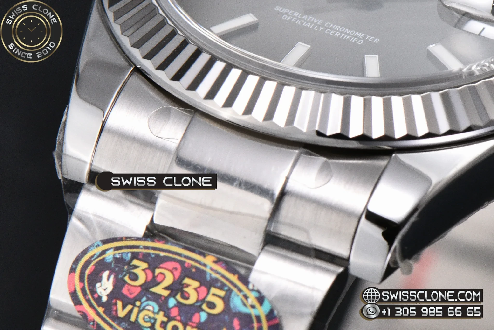 Rolex DateJust 41mm 126334 VF Gray Dial Oyster DD3235 1:1 Super Clone - On-Wrist Presence View