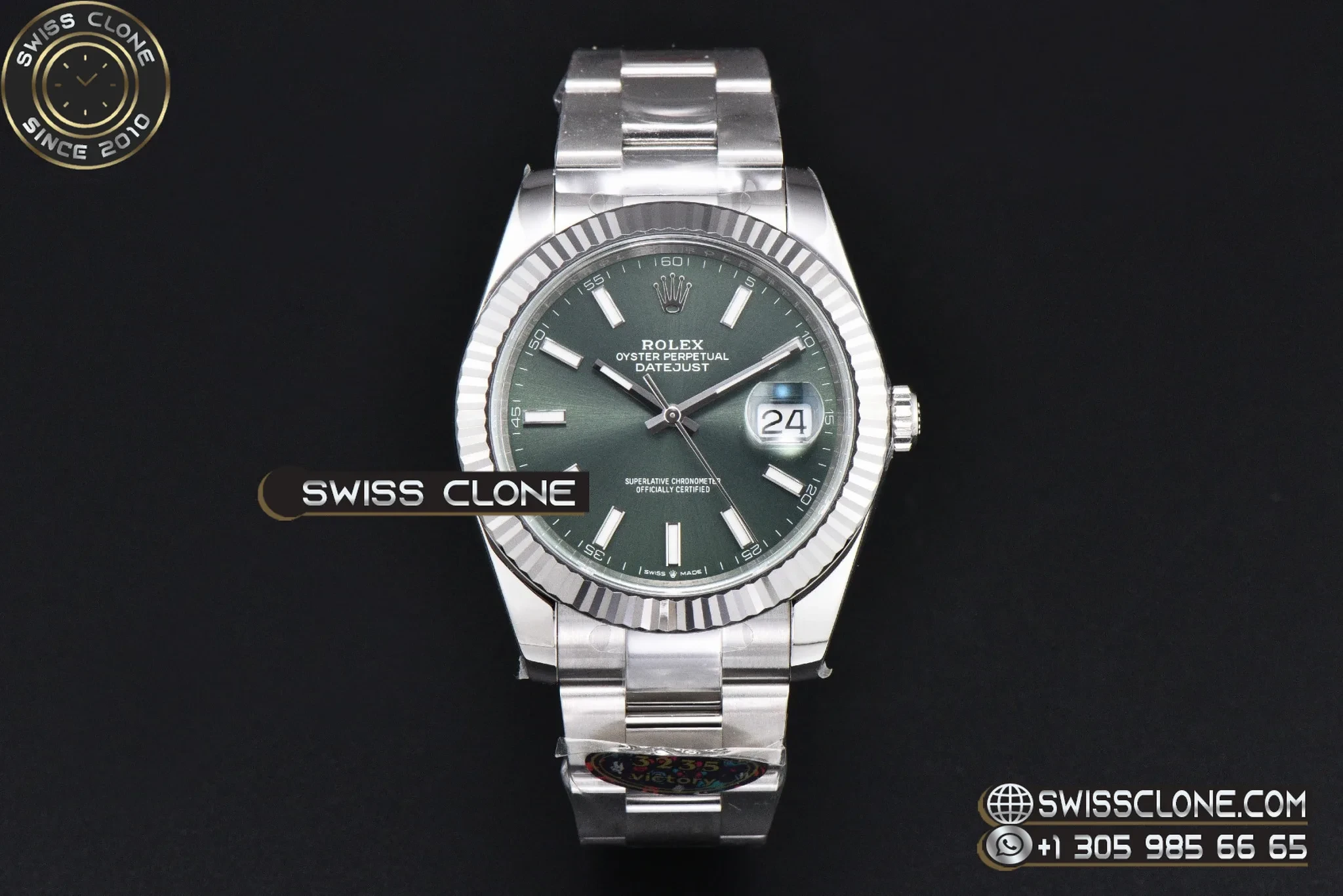 Rolex DateJust 41MM 126334 VF Mint Green Dial