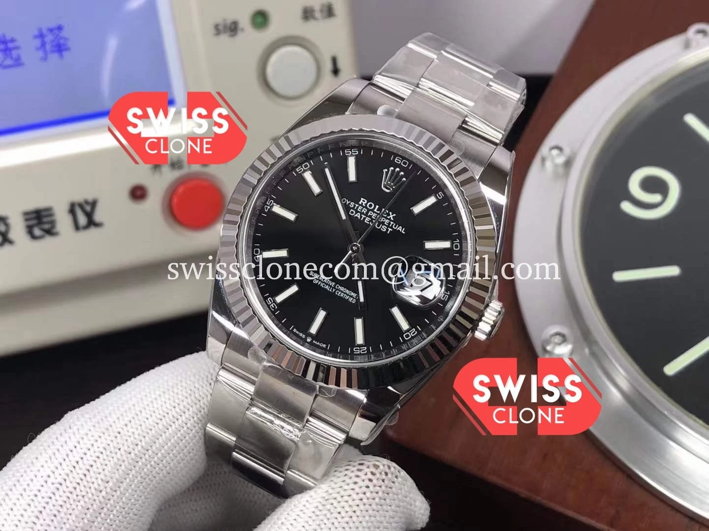 Rolex Datejust 41mm Black Dial Cal.3235 1:1 Super Clone - Clasp & Bracelet Finishing