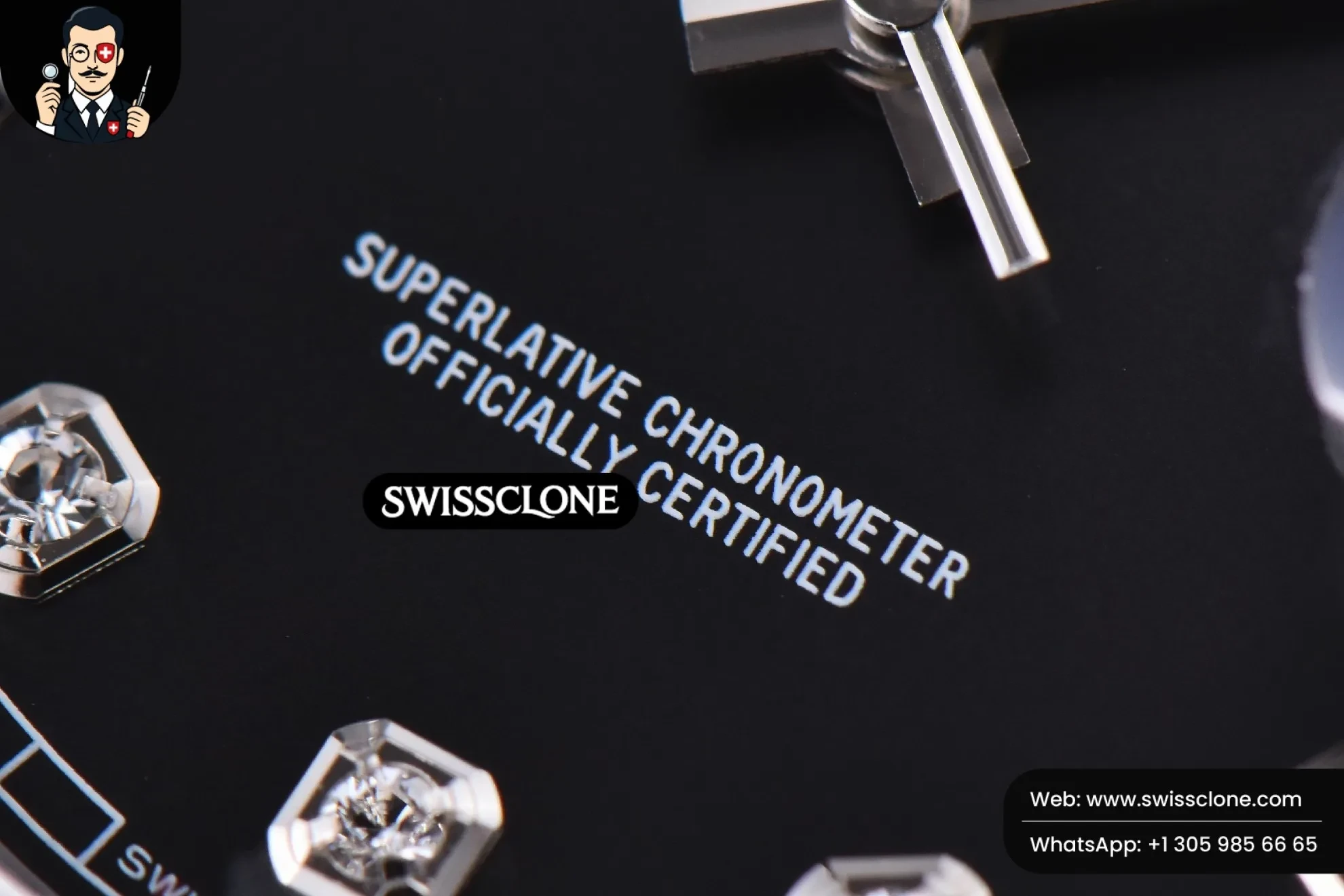 Rolex Datejust 41mm Black Dial Diamond Marker Fluted Bezel Jubille VR3235 1:1 Super Clone - On-Wrist Presence View
