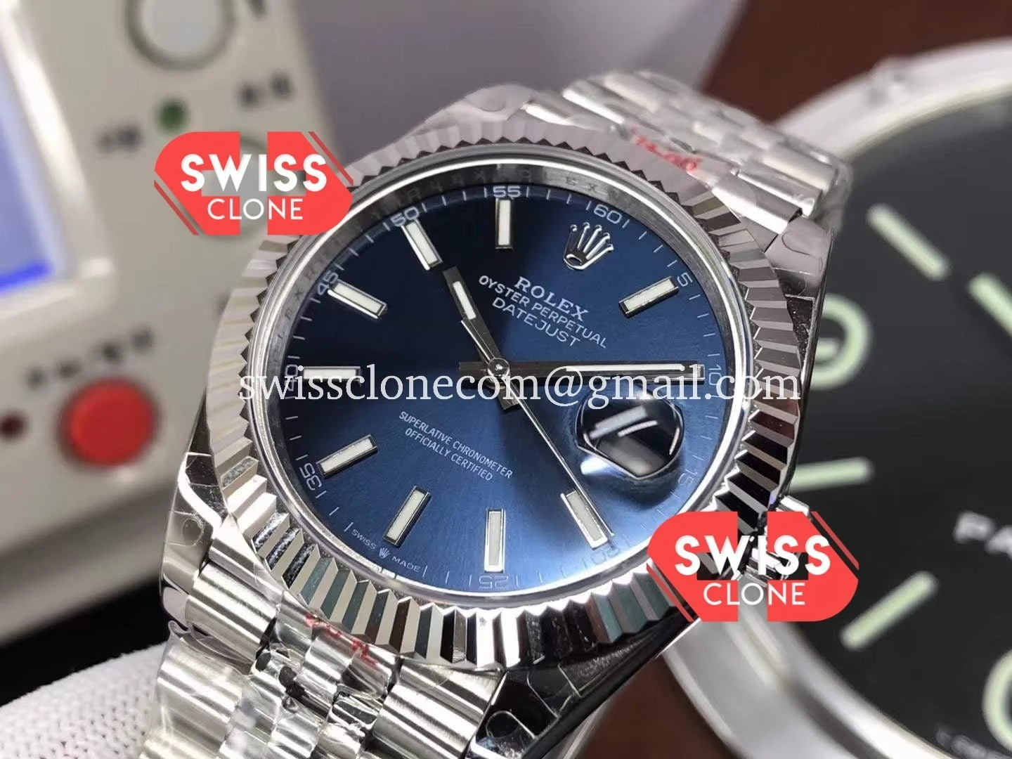 Rolex Datejust 41MM Blue Dial Jubilee 904L 1:1 Super Clone - Clasp & Bracelet Finishing