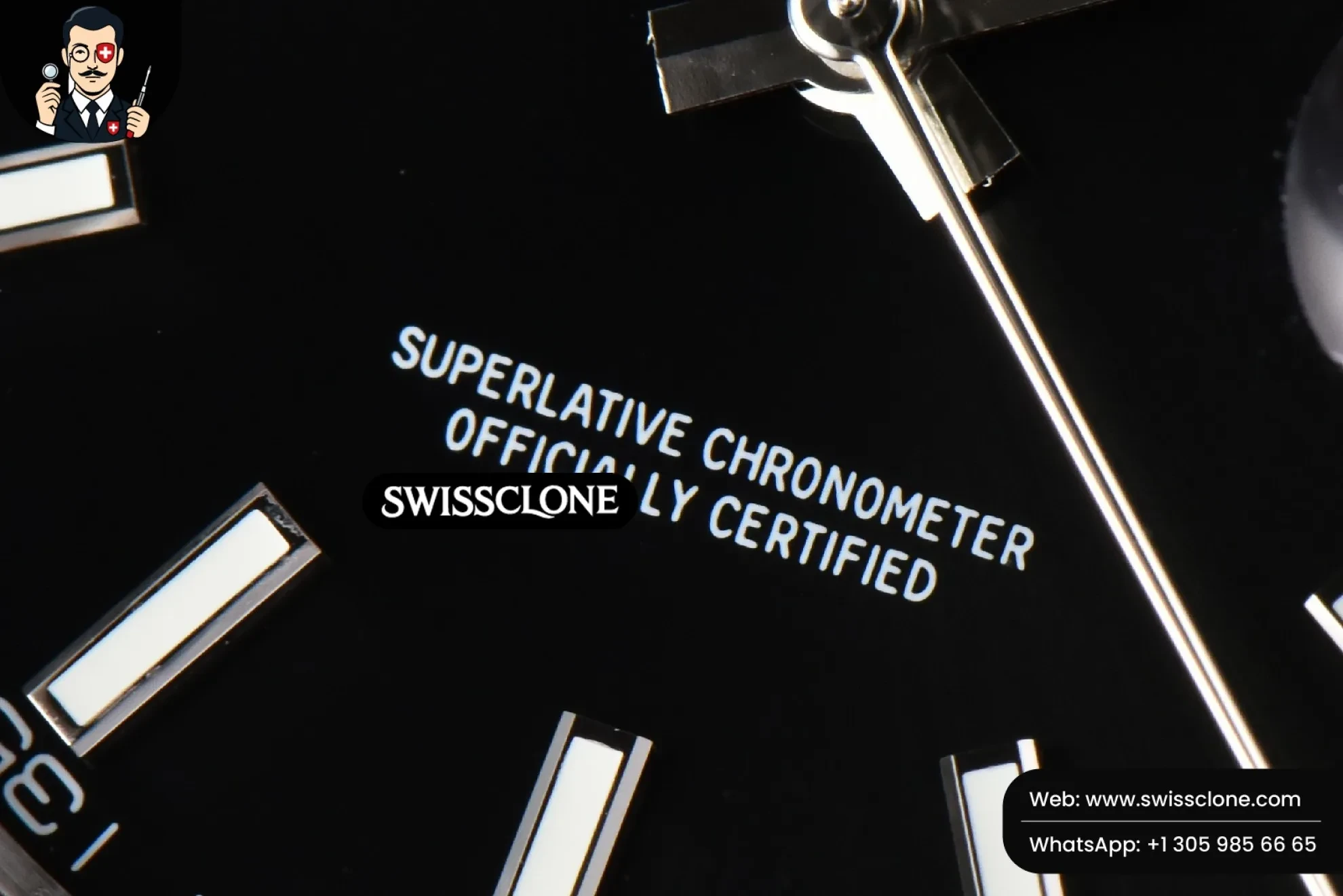 Rolex Datejust 41mm Full Diamond Black Dial Jubilee 1:1 Super Clone - Lateral Case Thickness Profile