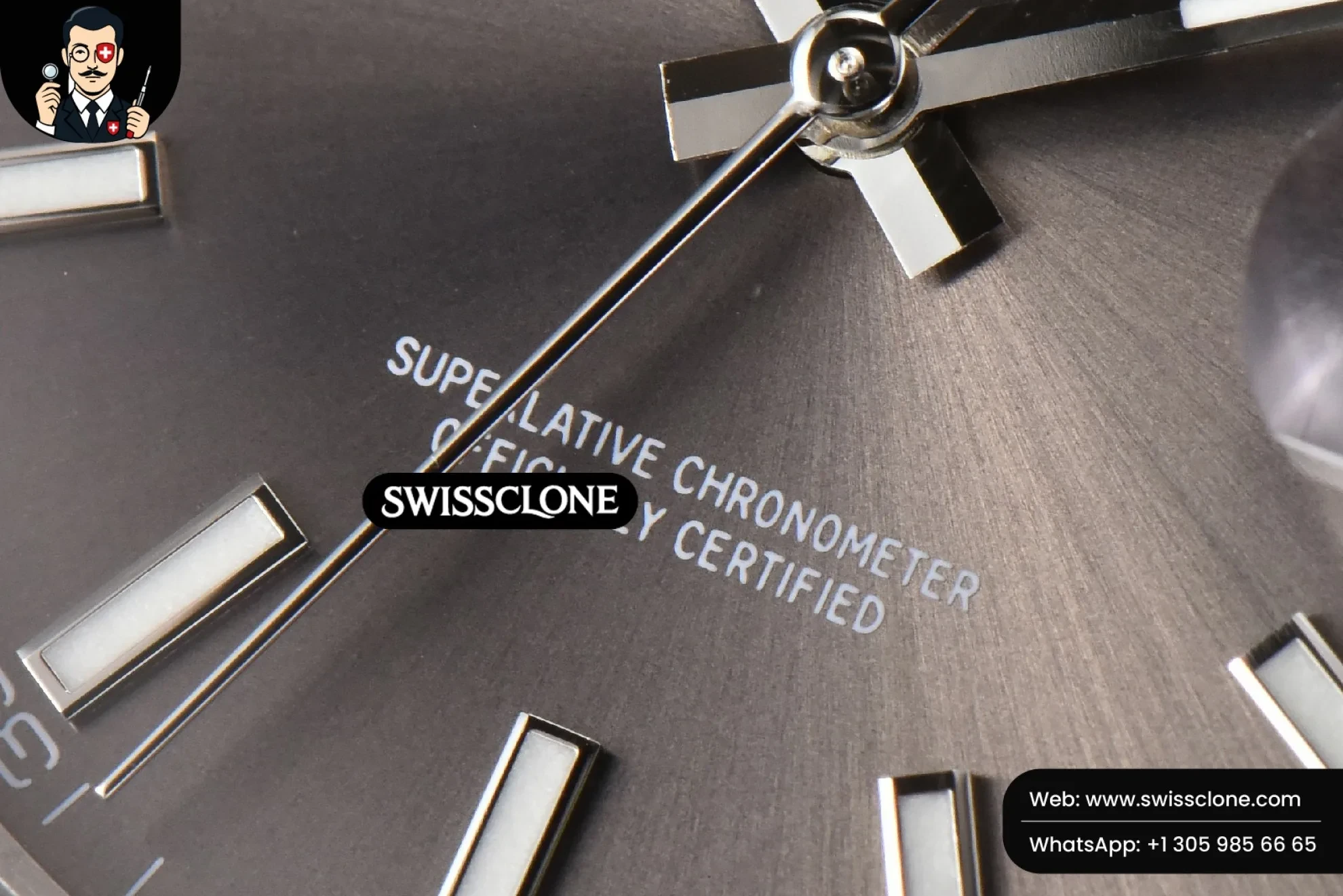 Rolex Datejust 41mm Full Diamond Gray Dial Jubilee 1:1 Super Clone - Caseback & Cloned Calibre Movement