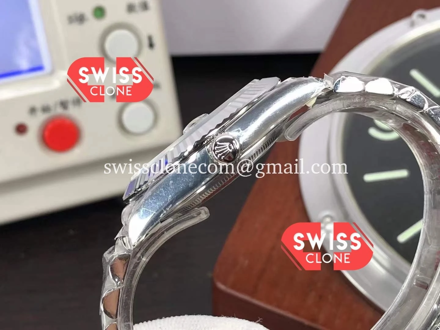 Rolex Datejust 41mm Grey Dial 3235 Movement 904L 1:1 Super Clone - Lateral Case Thickness Profile