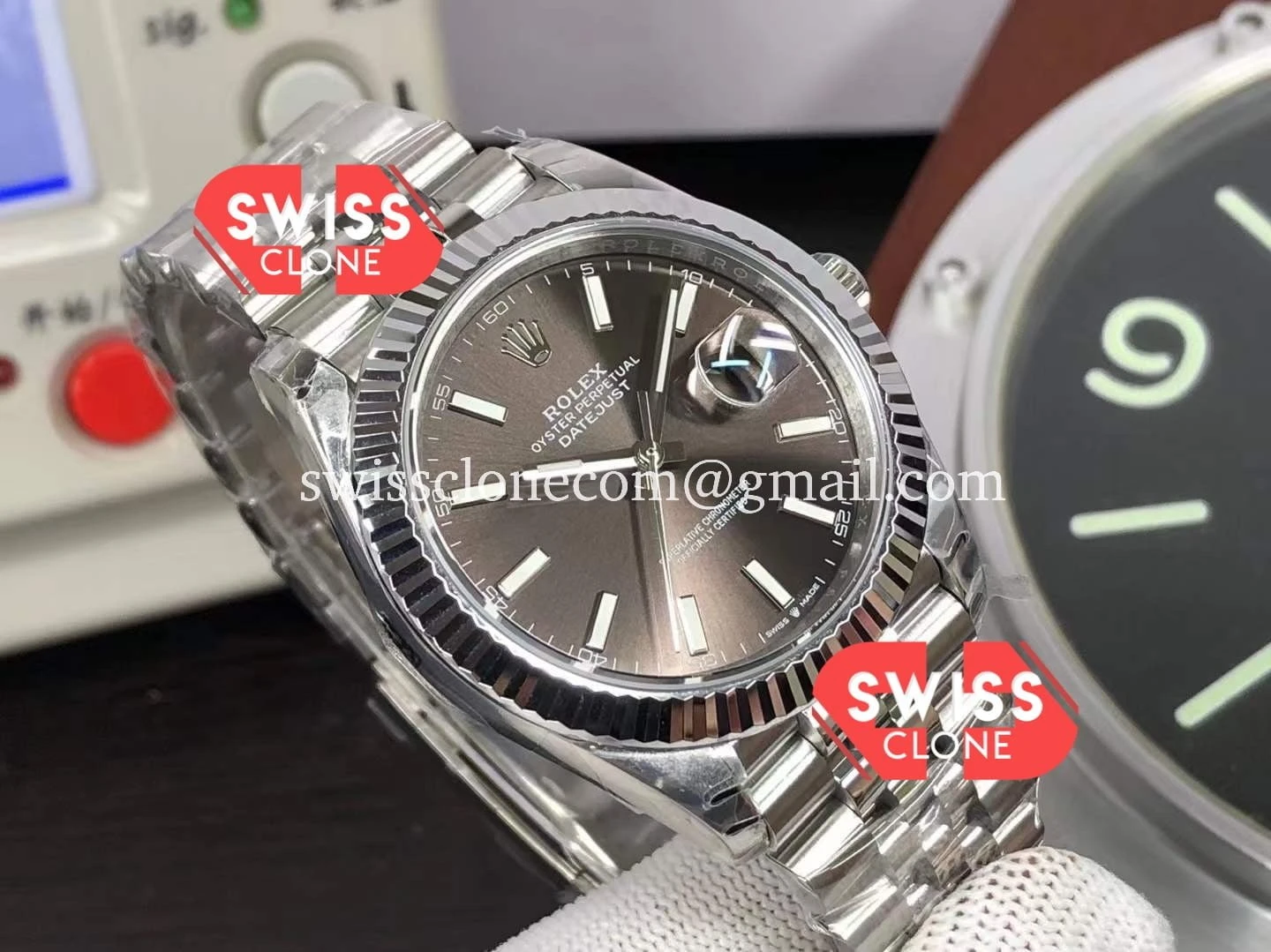 Rolex Datejust 41mm Grey Dial 3235 Movement 904L 1:1 Super Clone - Clasp & Bracelet Finishing