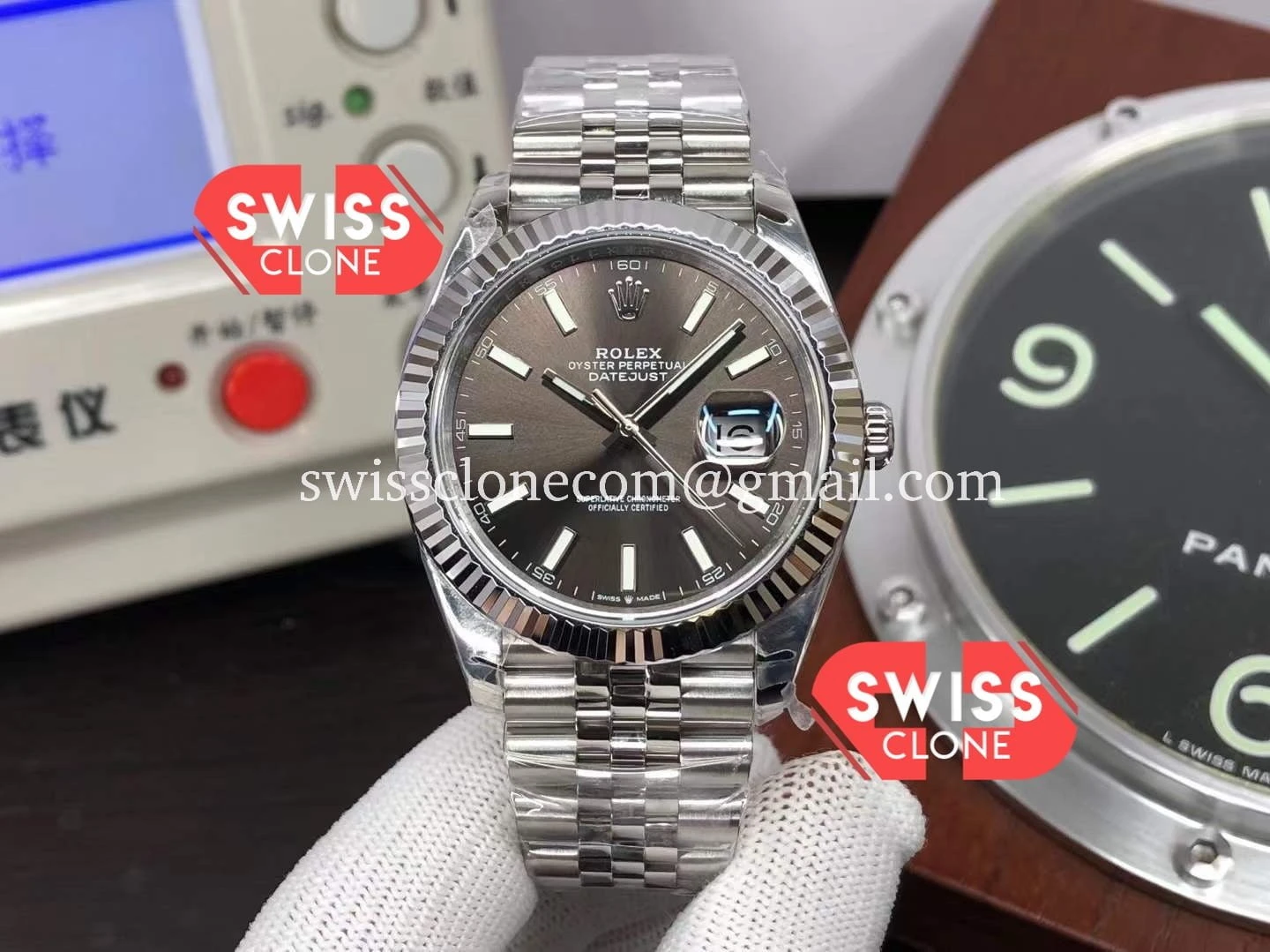 Rolex Datejust 41mm Grey Dial 3235 Movement 904L