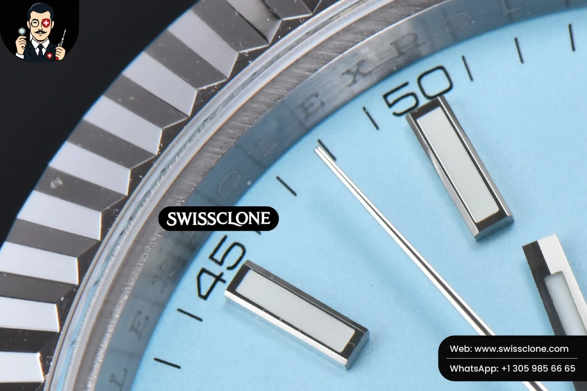 Rolex Datejust 41mm Tiffany DIal braceelt VR3235 tungsten heavier 1:1 Super Clone - Caseback & Cloned Calibre Movement
