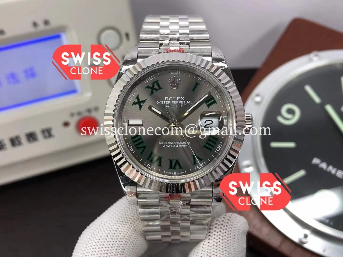 Rolex Datejust 41MM Wimbledon Grey Dial Cal.3235