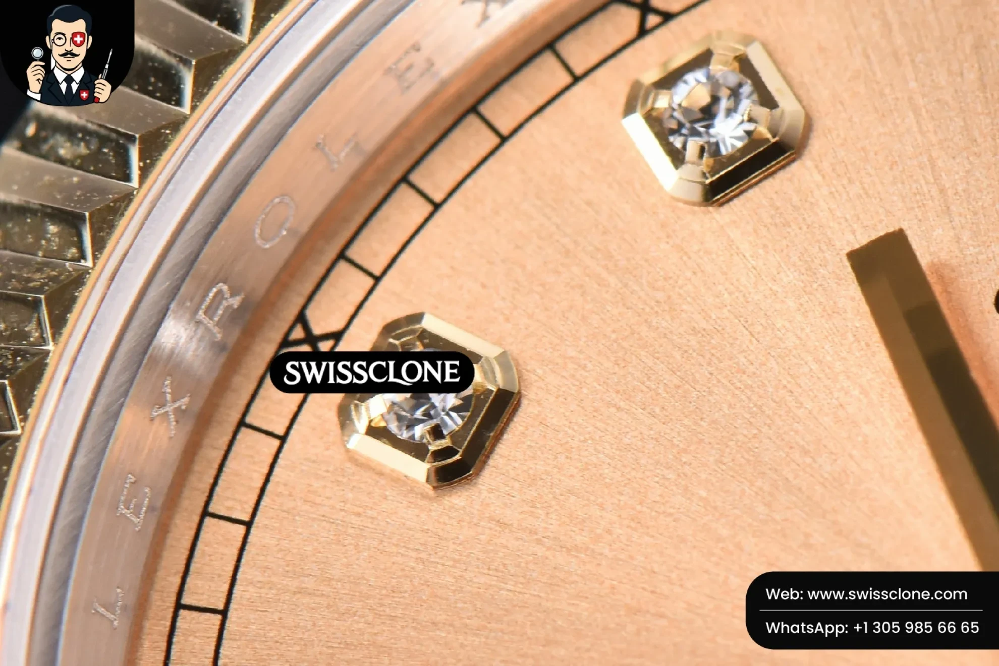Rolex Datejust 41mm YG/SS Gold Dial Diamond Marker Fluted Bezel Jubille VR3235 1:1 Super Clone - Caseback & Cloned Calibre Movement