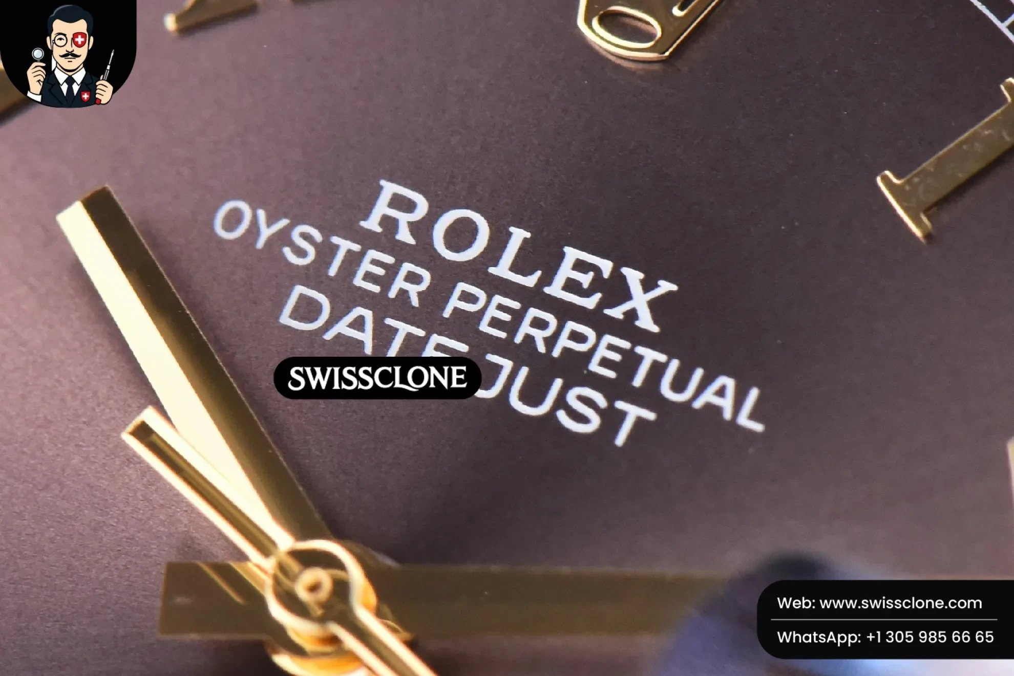 Rolex Datejust 41mm YG/SS Gray Dial Roma Marker Fluted Bezel Jubille VR3235 1:1 Super Clone - Caseback & Cloned Calibre Movement