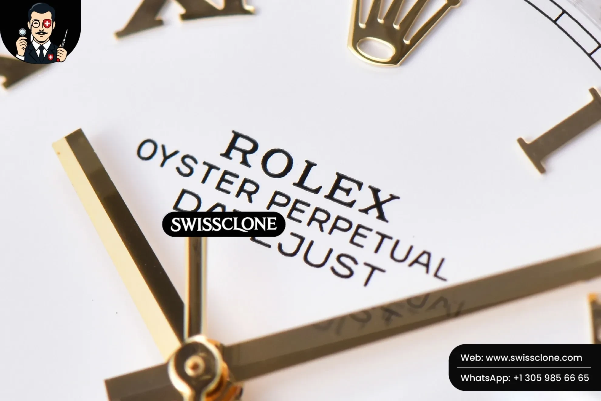 Rolex Datejust 41mm YG/SS White Dial Roma Marker Fluted Bezel Jubille VR3235 1:1 Super Clone - Caseback & Cloned Calibre Movement