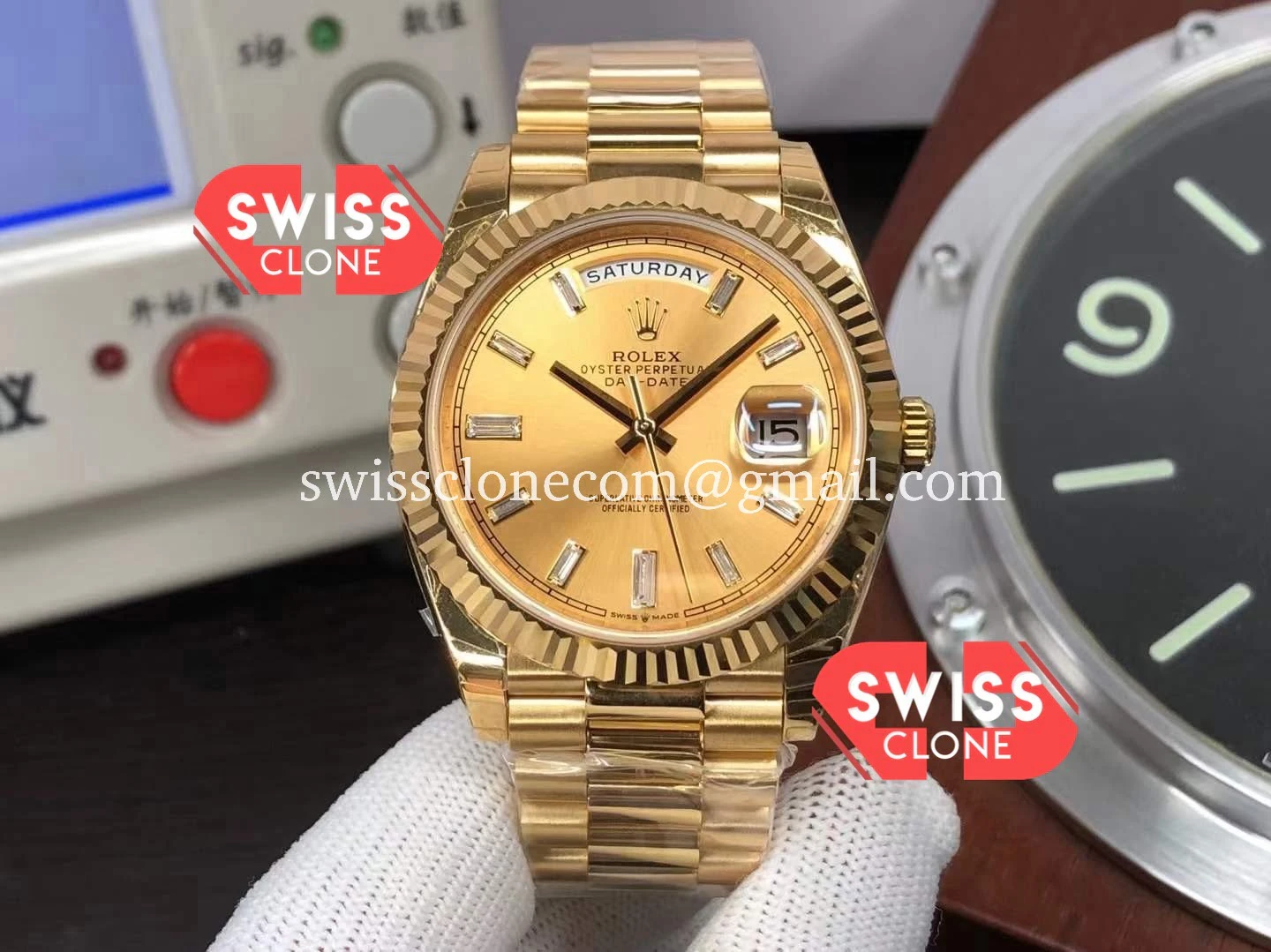 Rolex Day Date 40mm Presidential Yellow Gold 904L Gold Dial