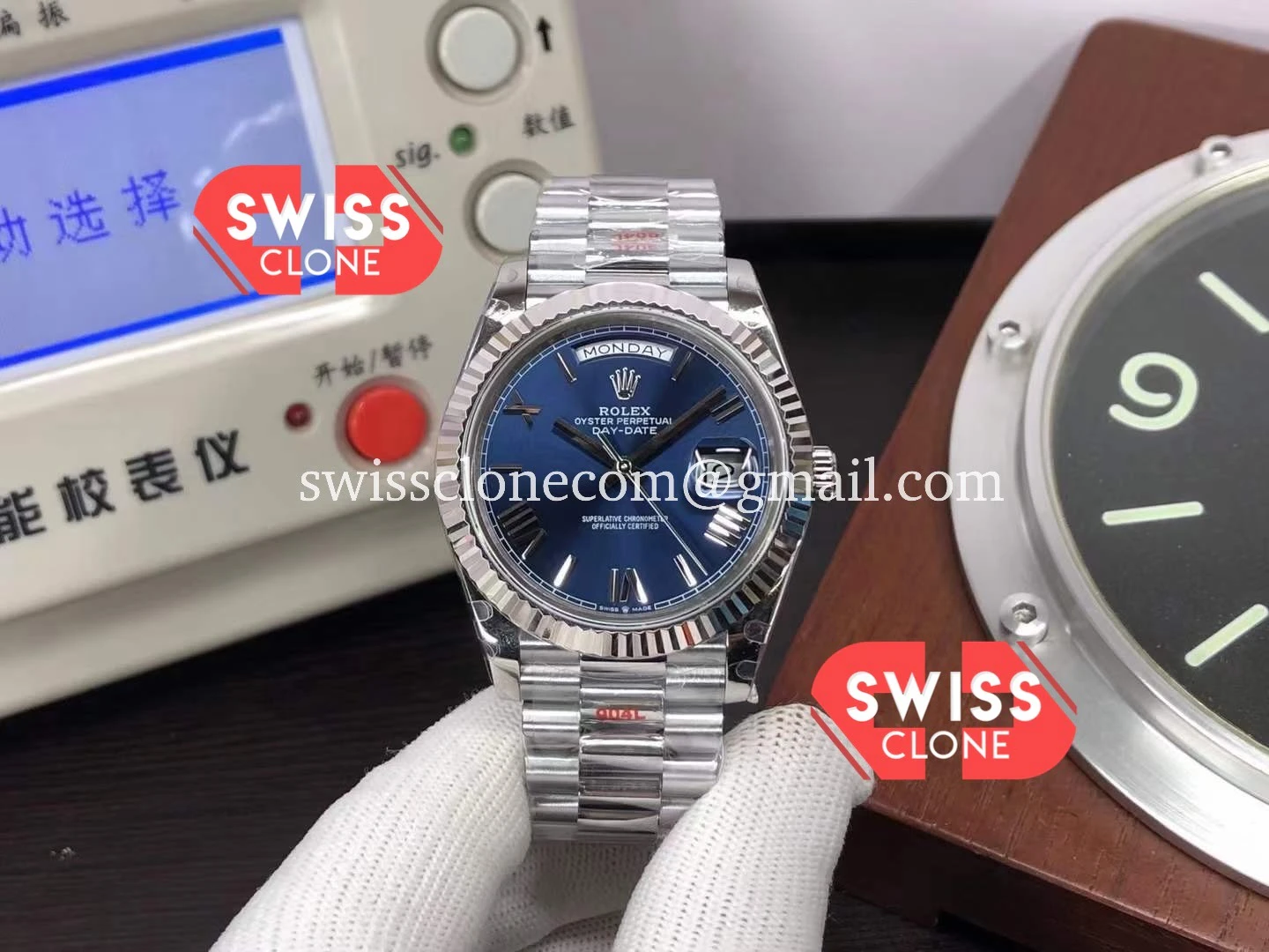 Rolex Day Date M228206-0015 40mm Blue Dial