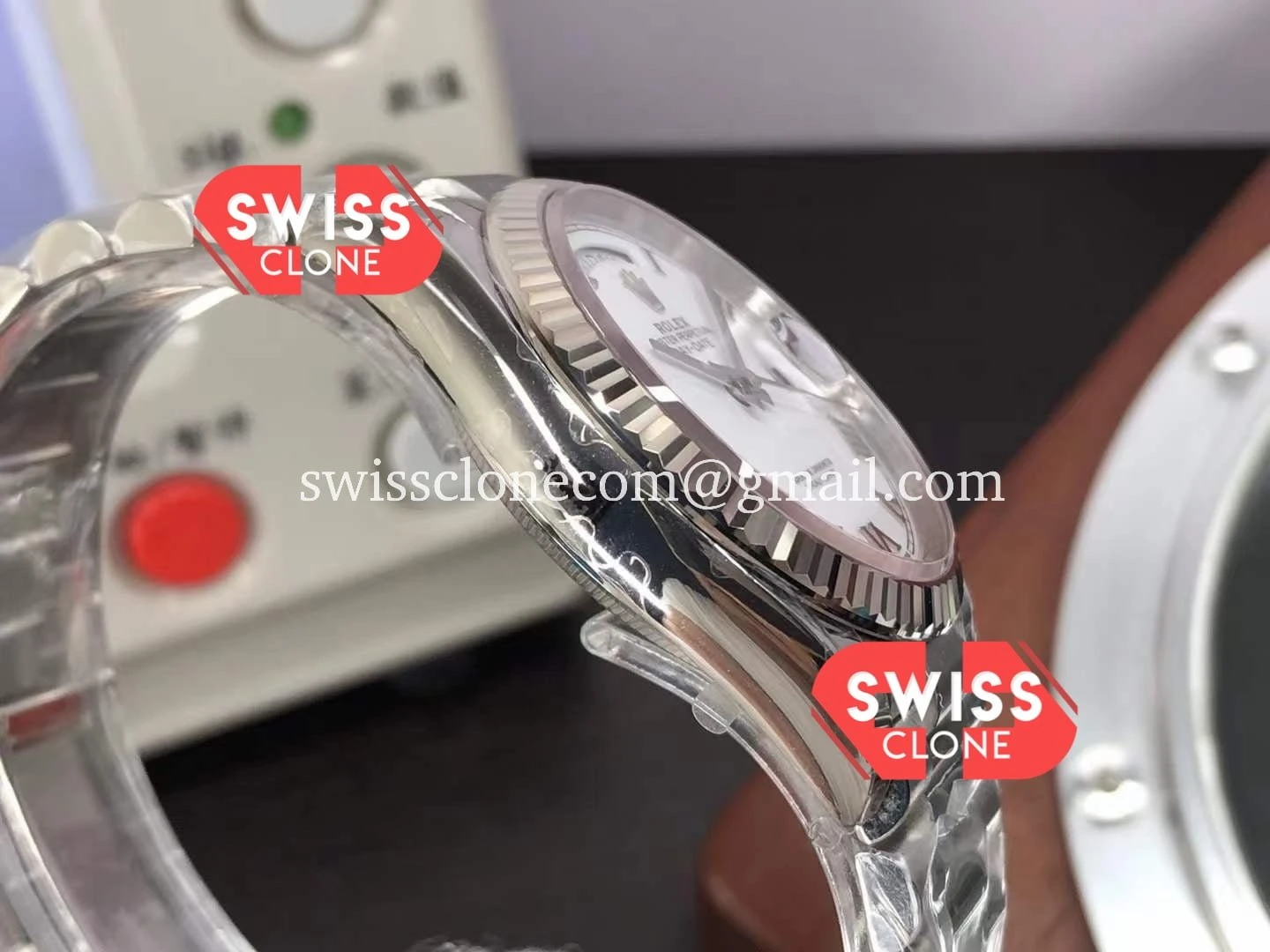 Rolex Day Date Presidential 128239 904L Steel 36MM 1:1 Super Clone - Lateral Case Thickness Profile
