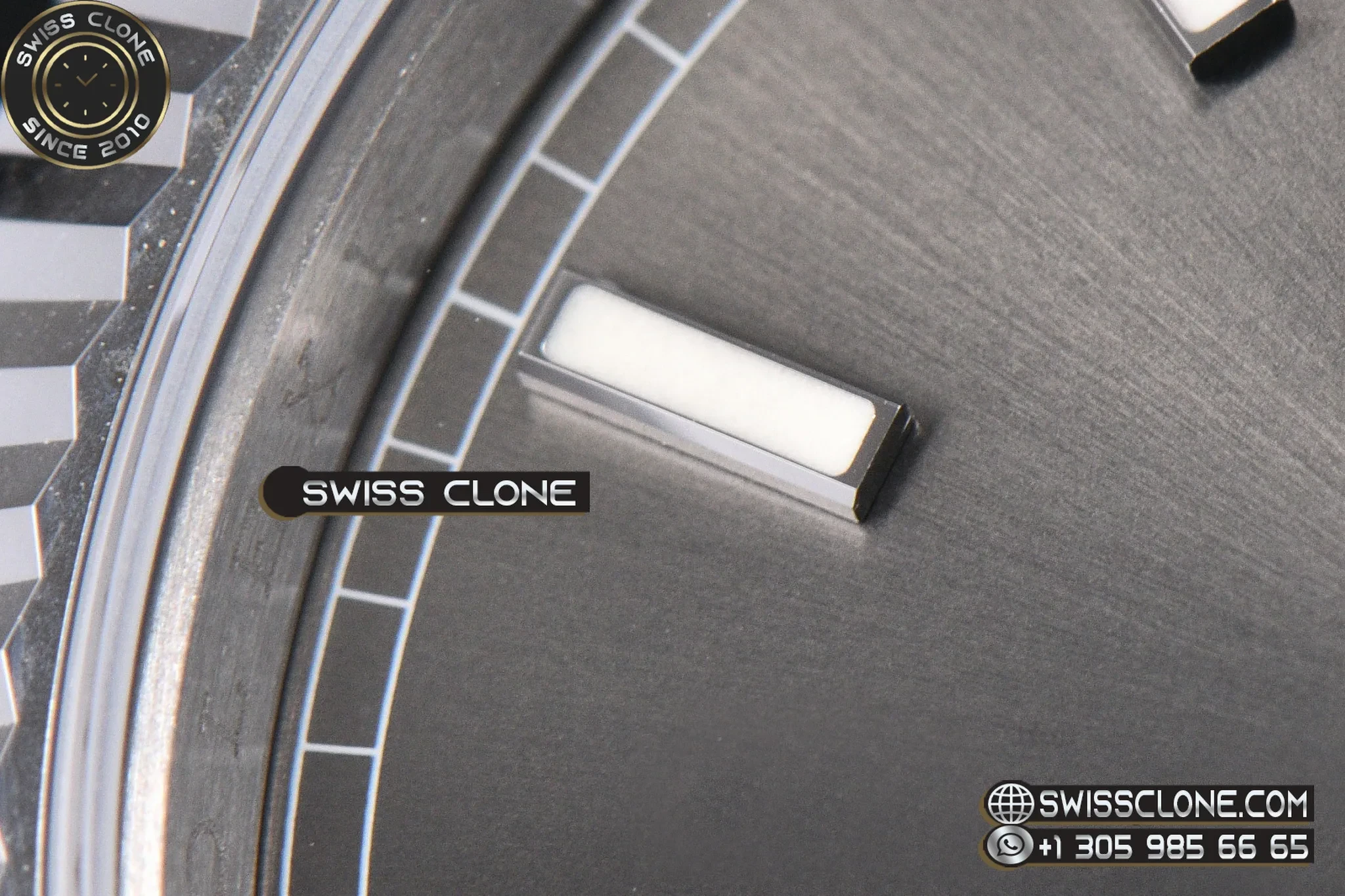 Rolex DayDate 40mm Weighted Gray Dial Lume Marker President DD3255 1:1 Super Clone - On-Wrist Presence View