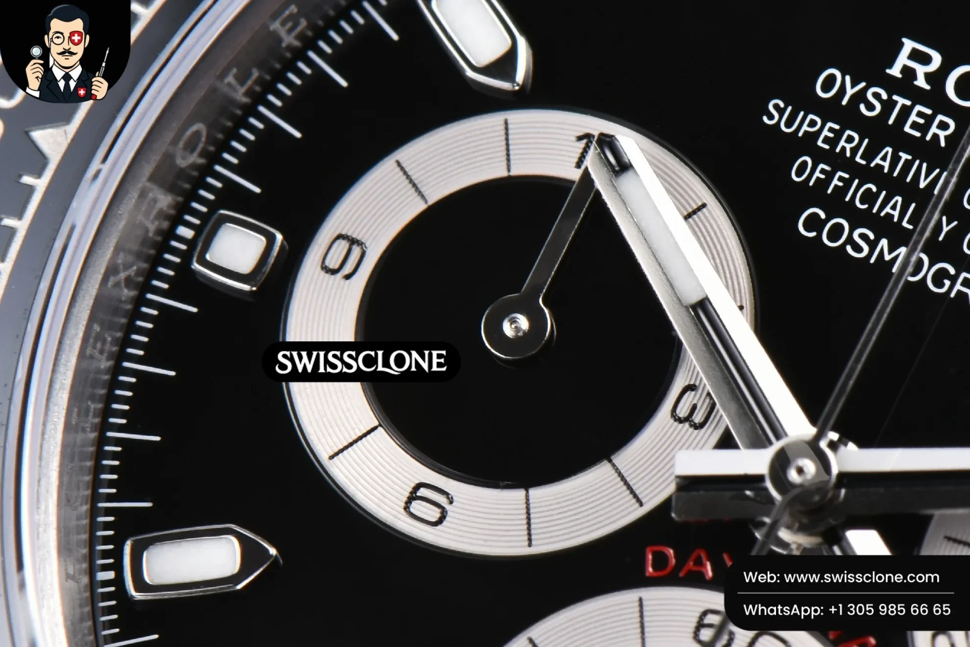 Rolex Daytona 116500 Black Dial 1:1 Super Clone - Lateral Case Thickness Profile