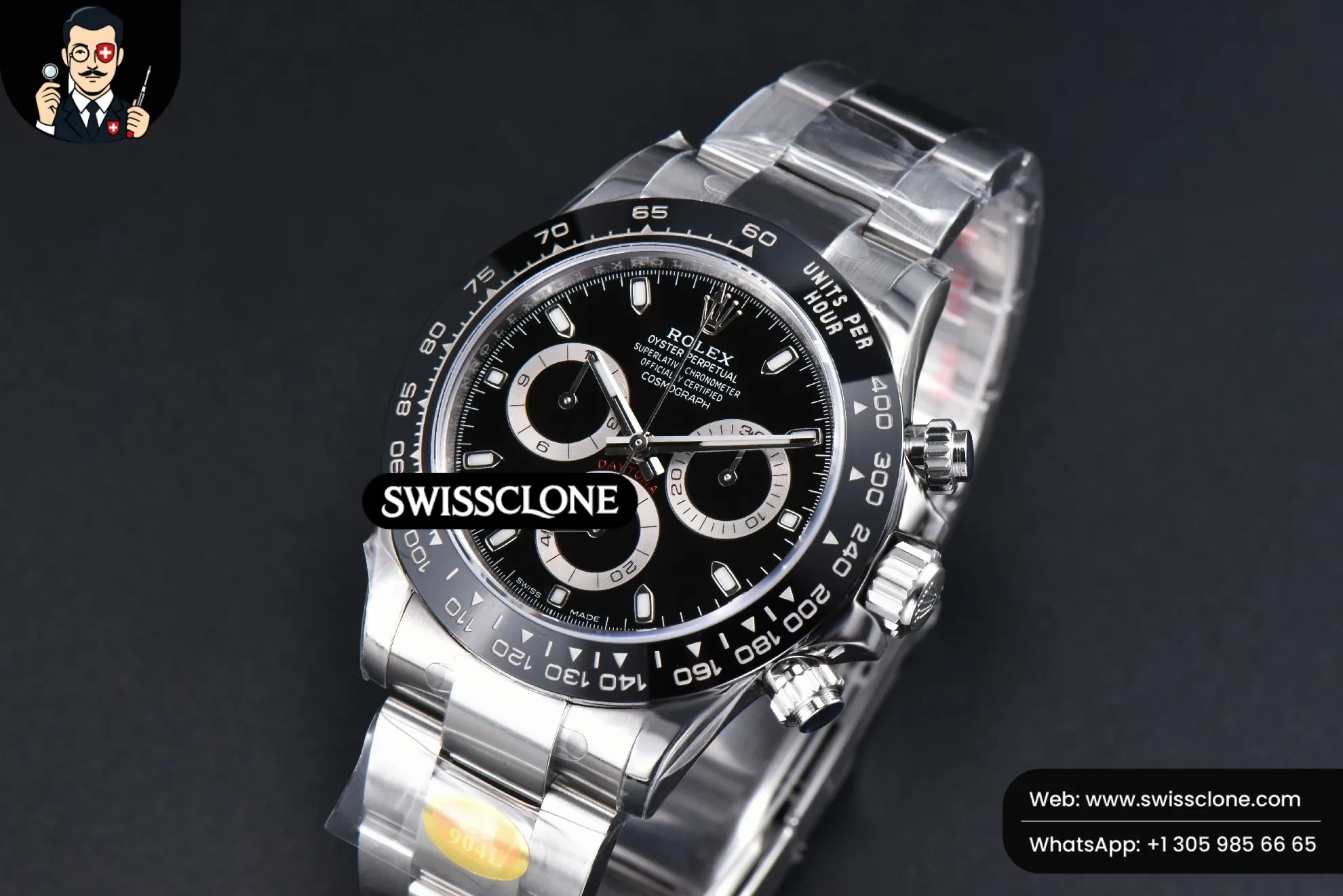 Rolex Daytona 116500 Black Dial 1:1 Super Clone - Clasp & Bracelet Finishing