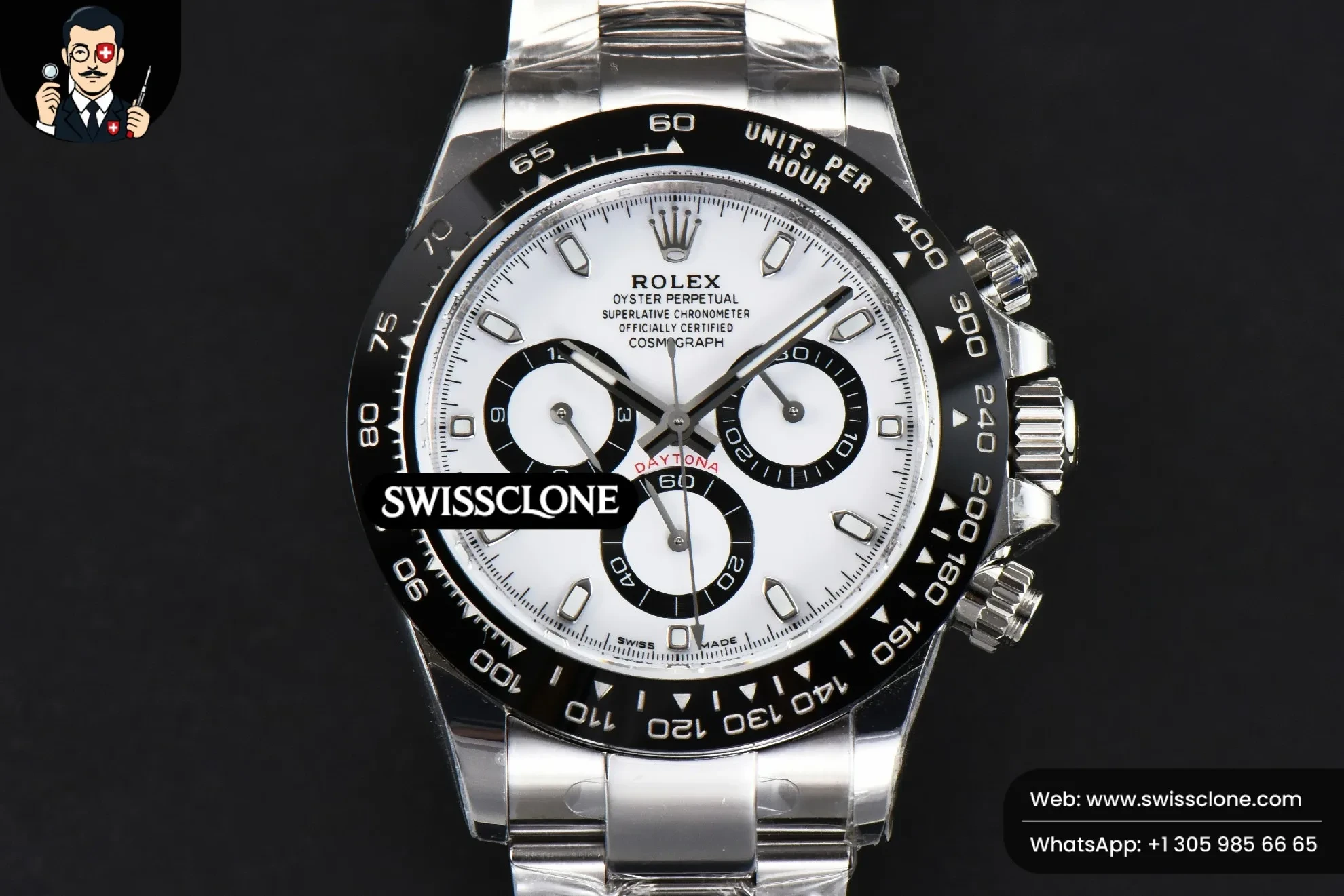 Rolex Daytona 116500 Panda BTF Black Ceramic White Dial 4130
