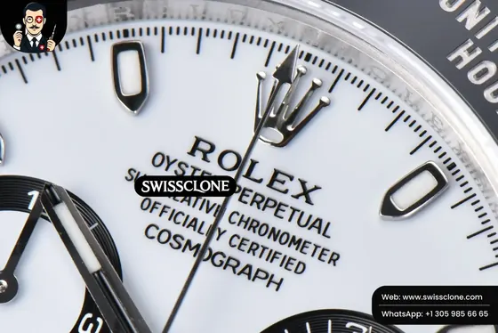 Rolex Daytona 116500 Panda White Dial 1:1 Super Clone - Caseback & Cloned Calibre Movement