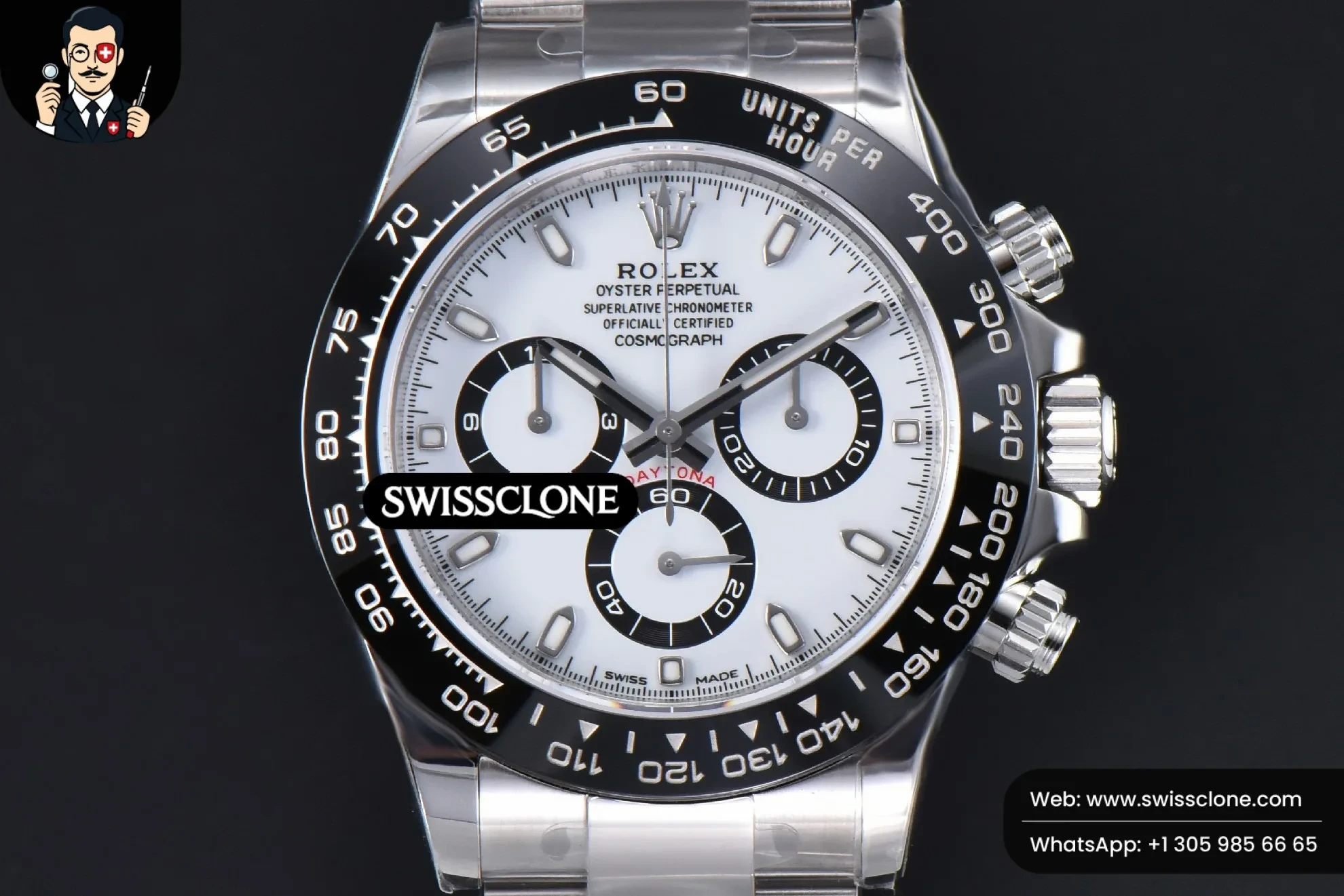 Rolex Daytona 116500 Panda White Dial