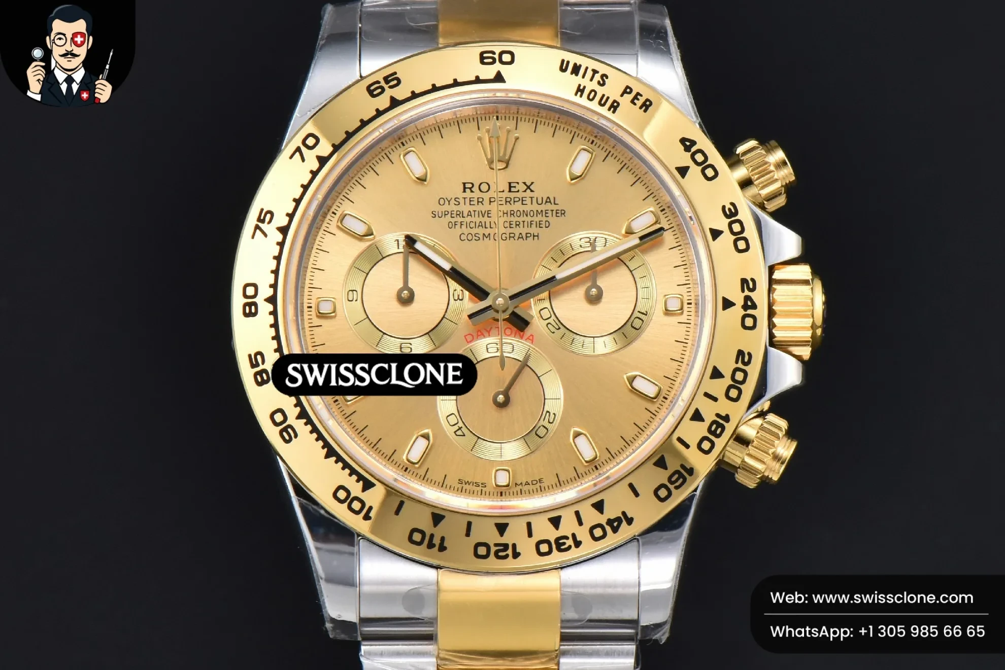 Rolex Daytona 116503 YG/SS Dial Lume Marker YG/SS SH4130