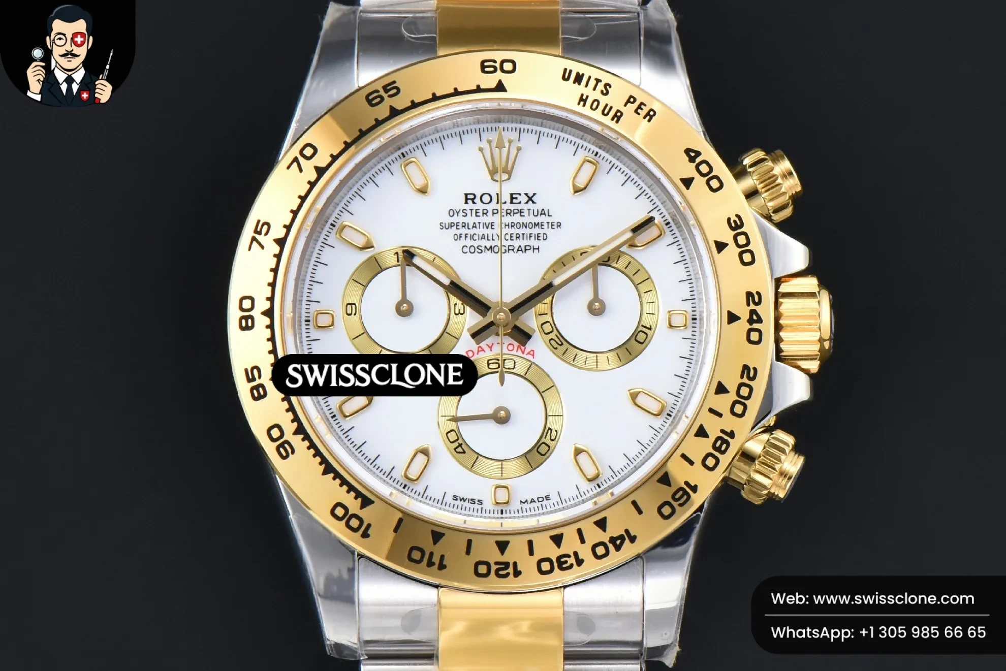 Rolex Daytona 116503 YG/SS White Dial Lume Marker YG/SS SH4130
