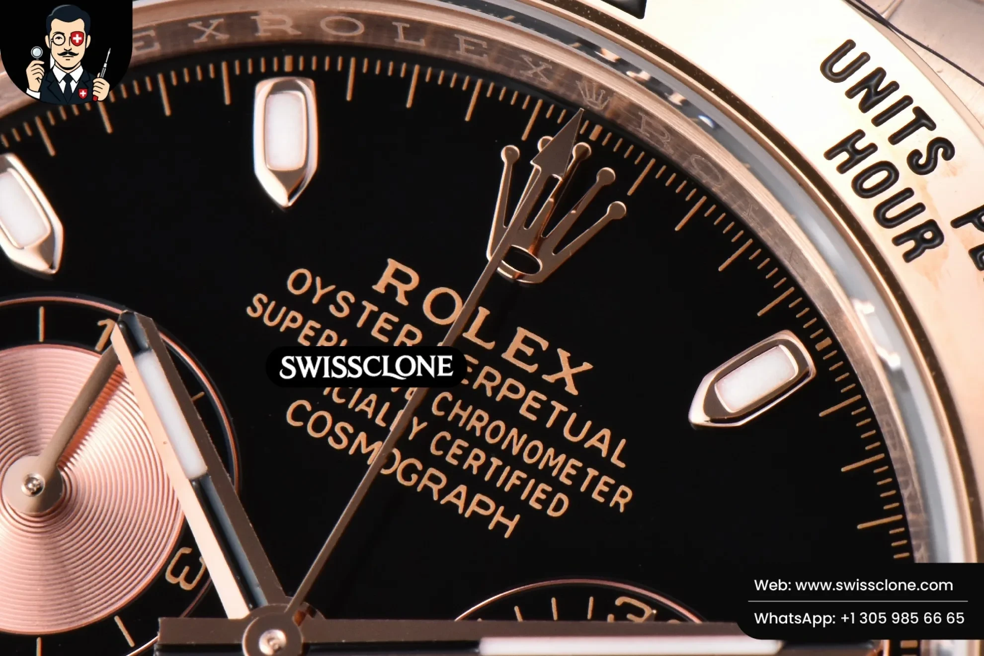 Rolex Daytona 116505 BTF Black Dial Subdial BT Factory 1:1 Super Clone - Clasp & Bracelet Finishing