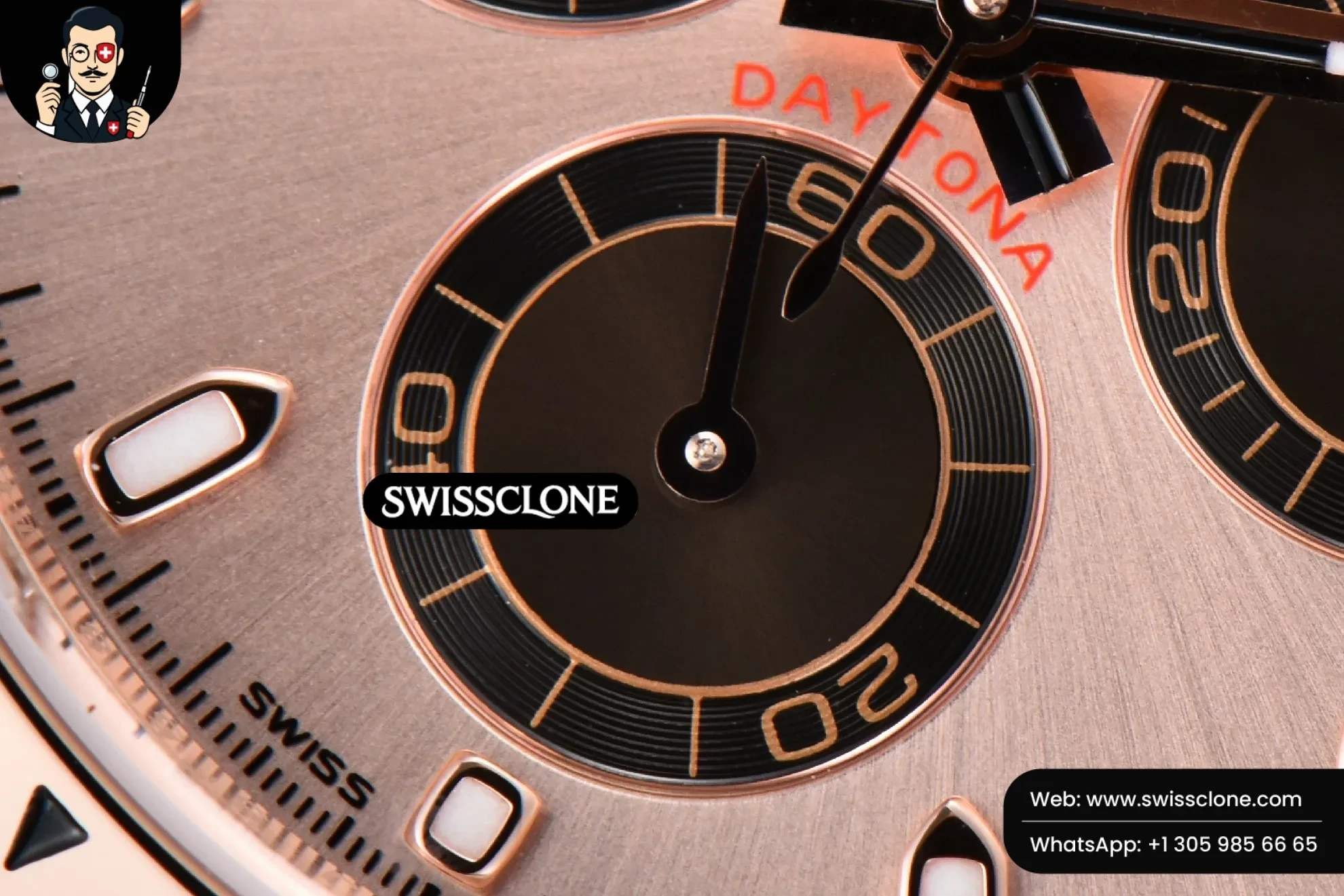 Rolex Daytona 116505 BTF Dial Black Subdial BT Factory 1:1 Super Clone - On-Wrist Presence View