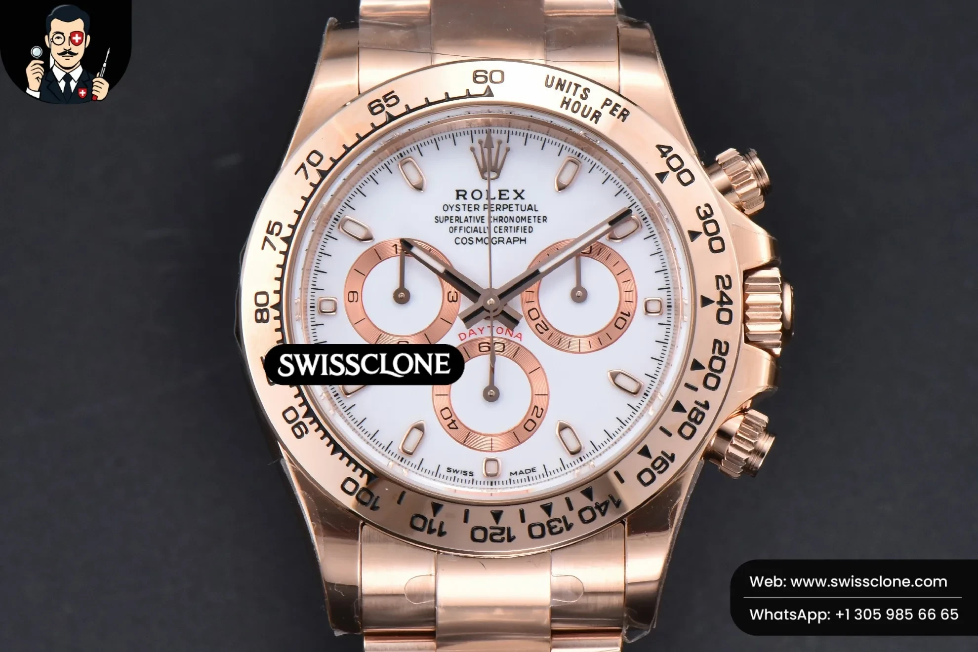 Rolex Daytona 116505 BTF White/RG Dial