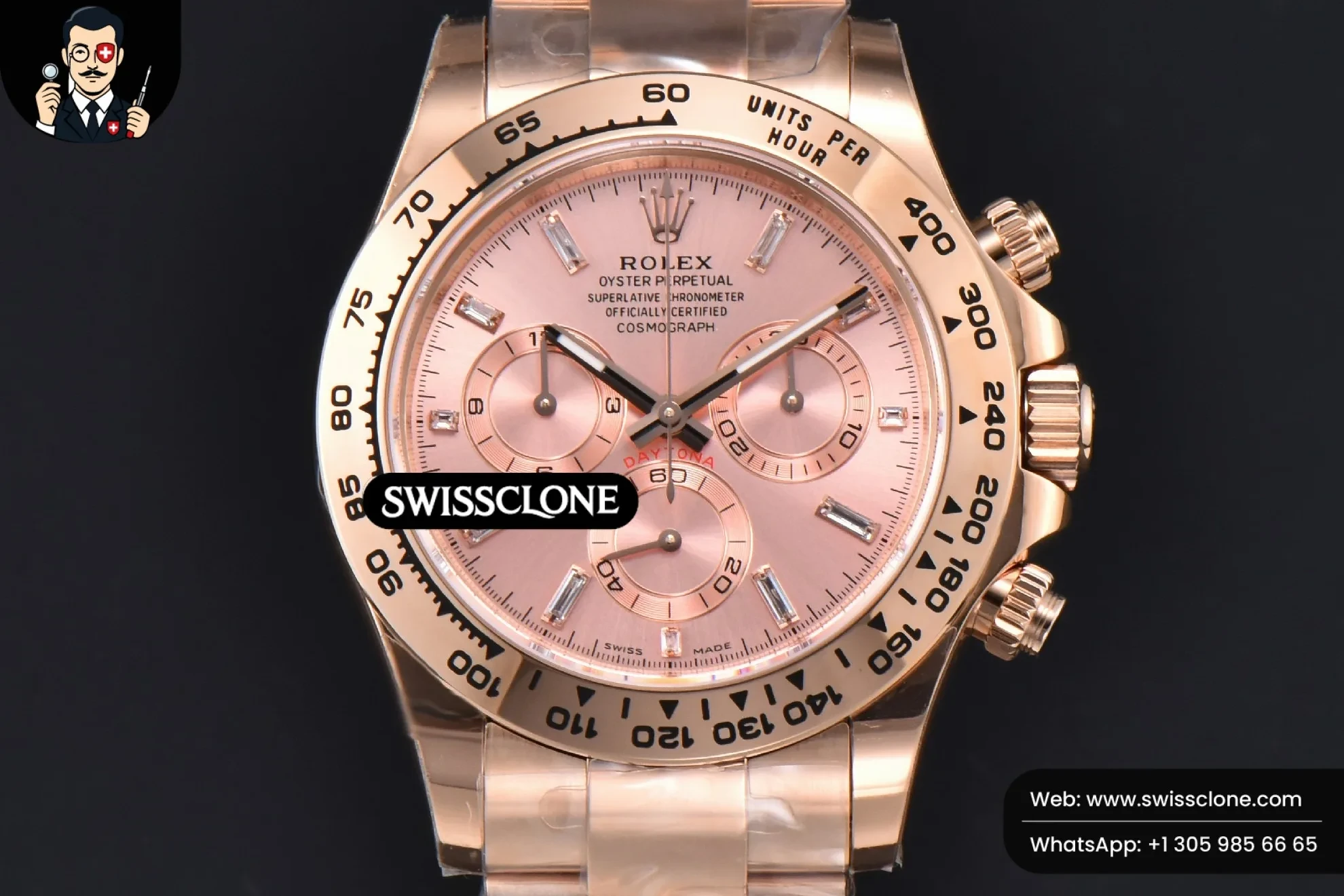 Rolex Daytona 116505 Dial Diamond Marker SH4130