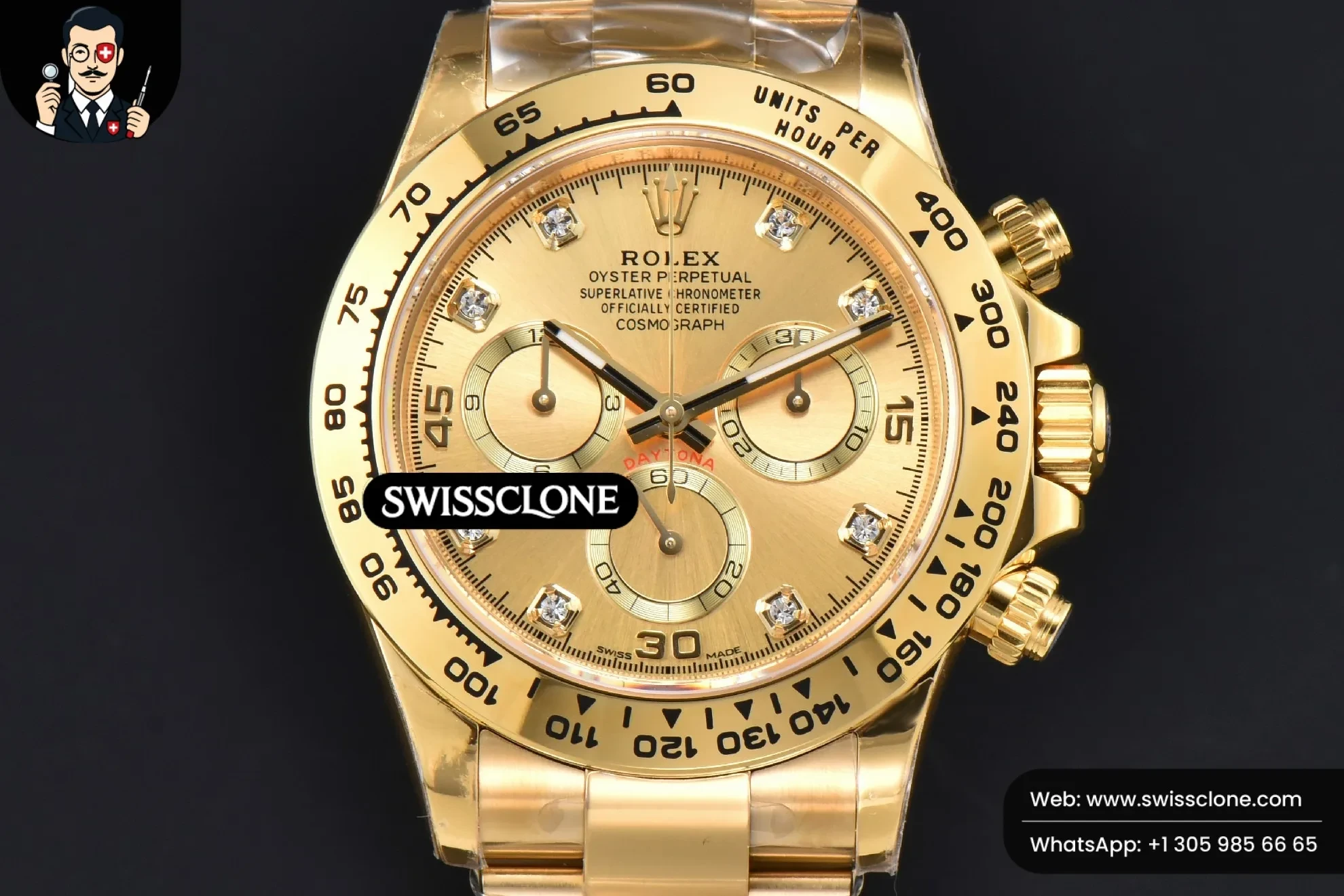 Rolex Daytona 116508 Dial Diamond Marker SH4130
