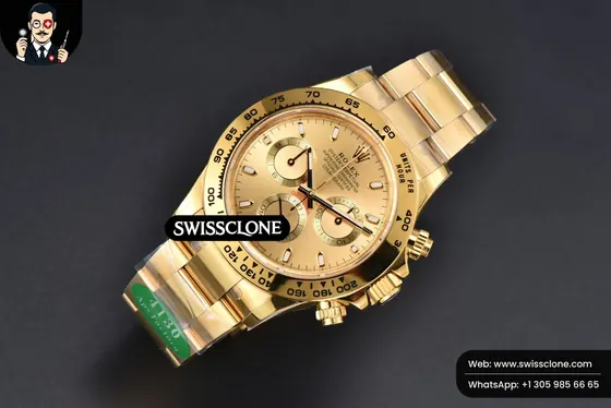 Rolex Daytona 116508 Dial Lume Marker SH4130 (not tungsten) 1:1 Super Clone - Bezel & Case Profile