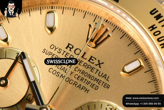 Rolex Daytona 116508 Dial Lume Marker SH4130 (not tungsten) 1:1 Super Clone - Caseback & Cloned Calibre Movement