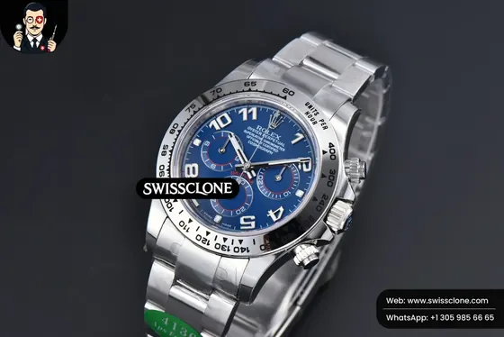 Rolex Daytona 116509 Blue Dial Digital Marker SH4130 1:1 Super Clone - Clasp & Bracelet Finishing