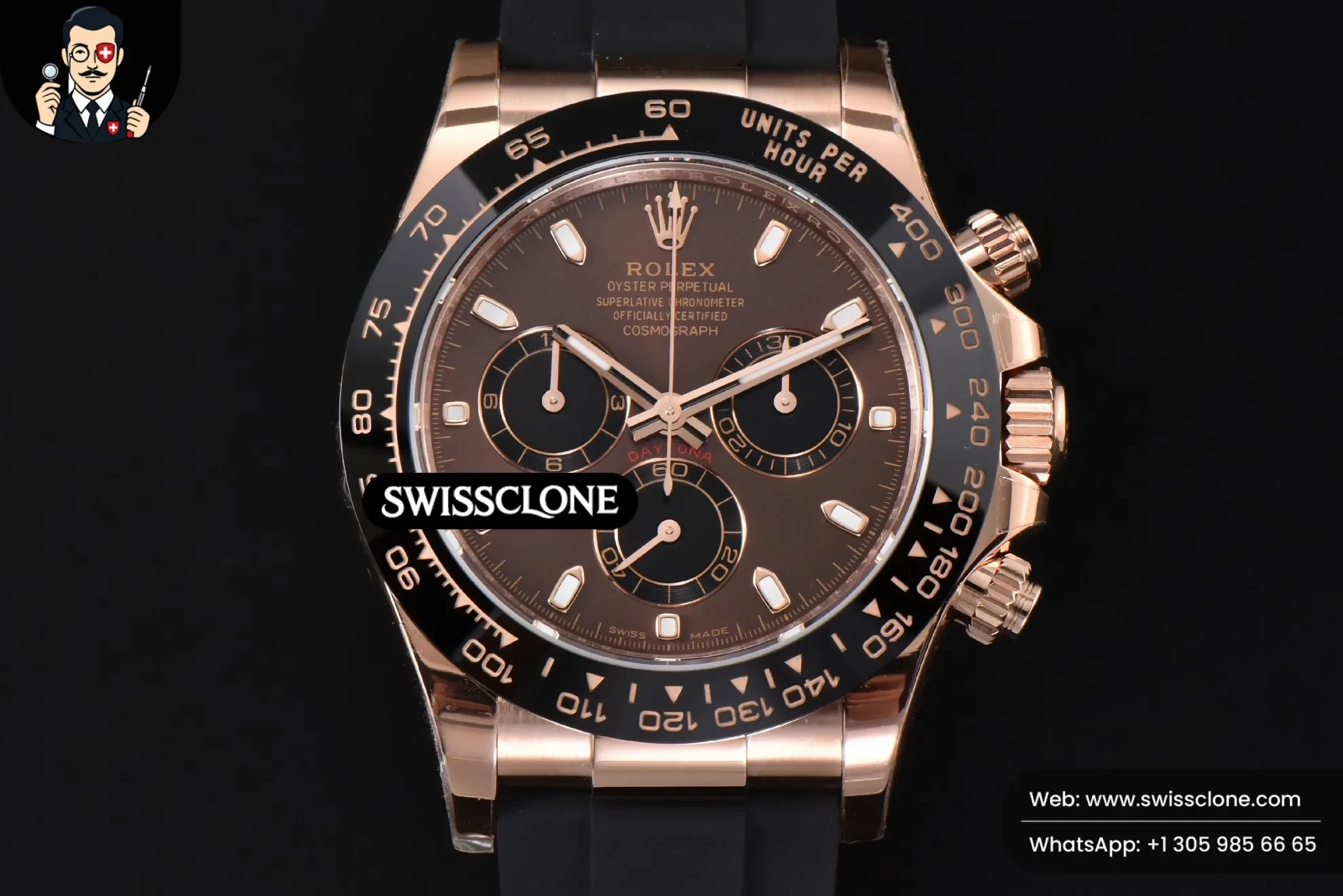 Rolex Daytona 116515 BTF Ceramic Brown Dial Oysterflex