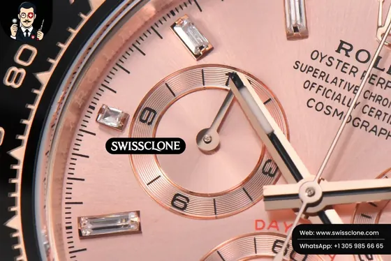 Rolex Daytona 116515 BTF Ceramic Dial Subdial Oysterflex BT Factory 1:1 Super Clone - Caseback & Cloned Calibre Movement