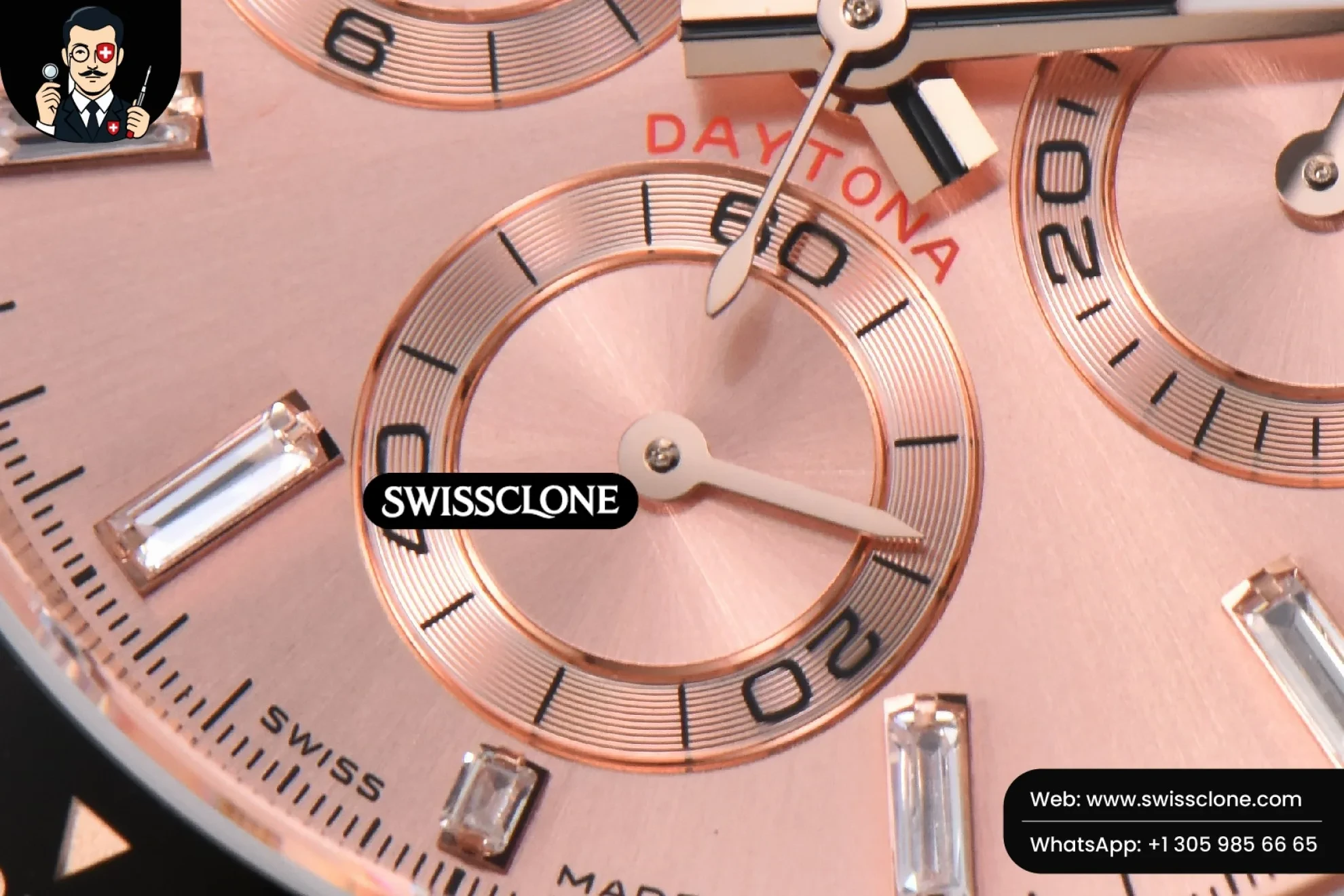 Rolex Daytona 116515 BTF Ceramic Dial Subdial Oysterflex BT Factory 1:1 Super Clone - On-Wrist Presence View