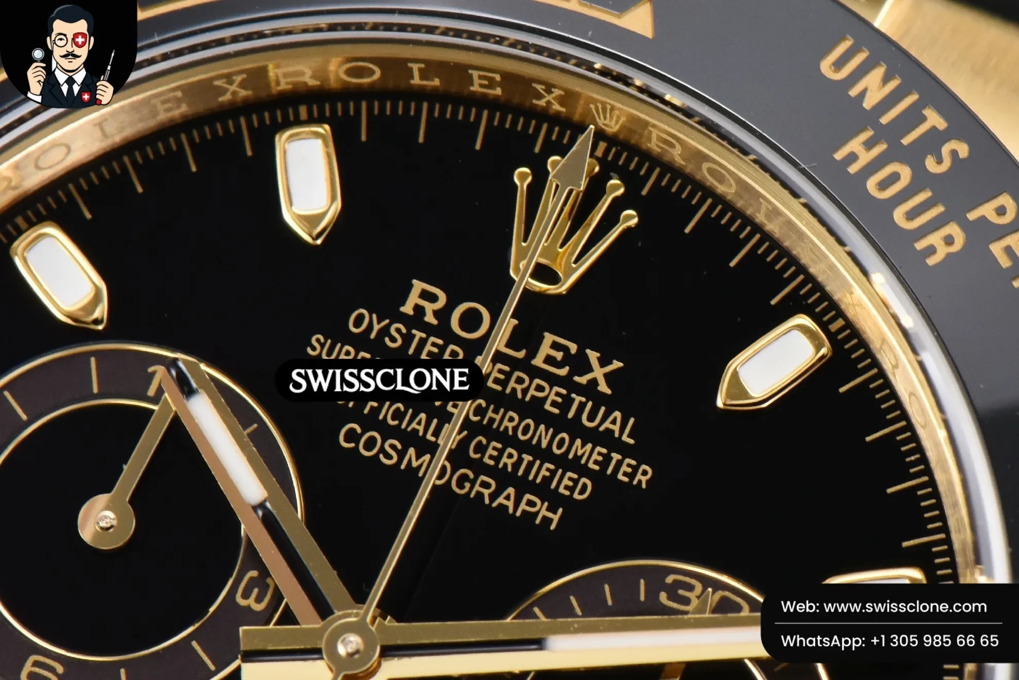 Rolex Daytona 116518 BTF Ceramic Black Dial Oysterflex BT Factory 1:1 Super Clone - Clasp & Bracelet Finishing