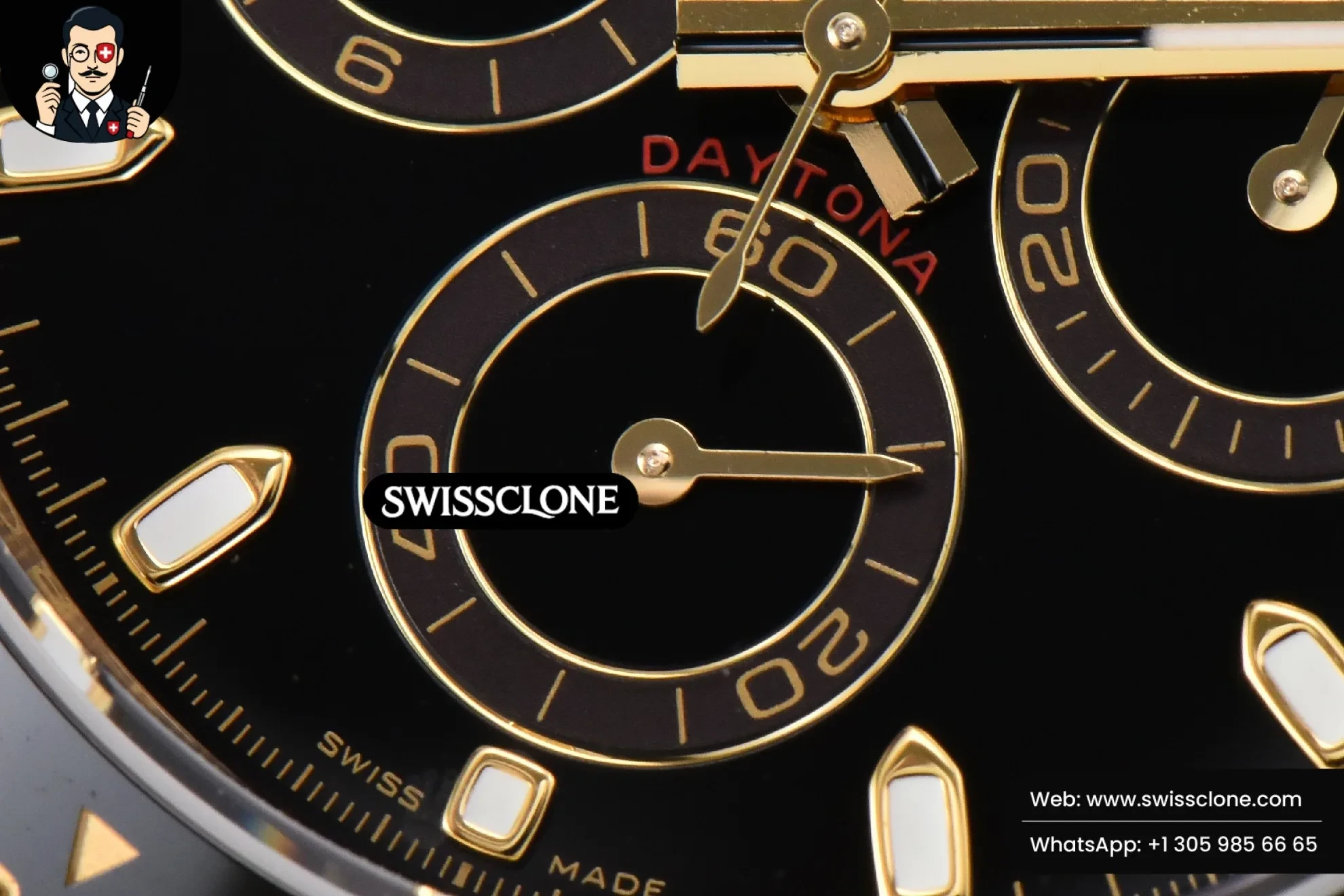 Rolex Daytona 116518 BTF Ceramic Black Dial Oysterflex BT Factory 1:1 Super Clone - On-Wrist Presence View
