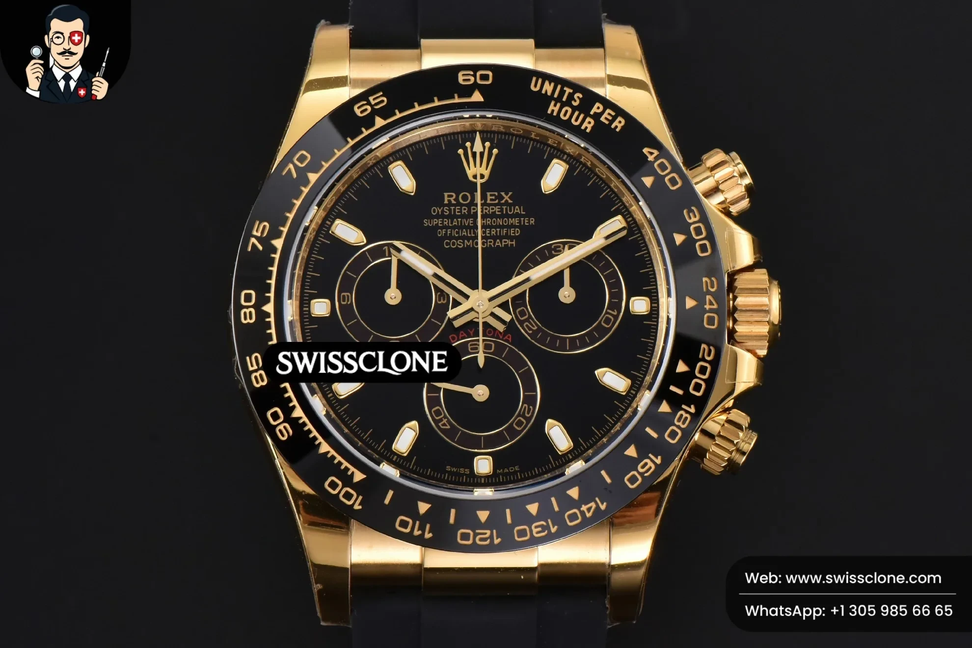 Rolex Daytona 116518 BTF Ceramic Black Dial Oysterflex