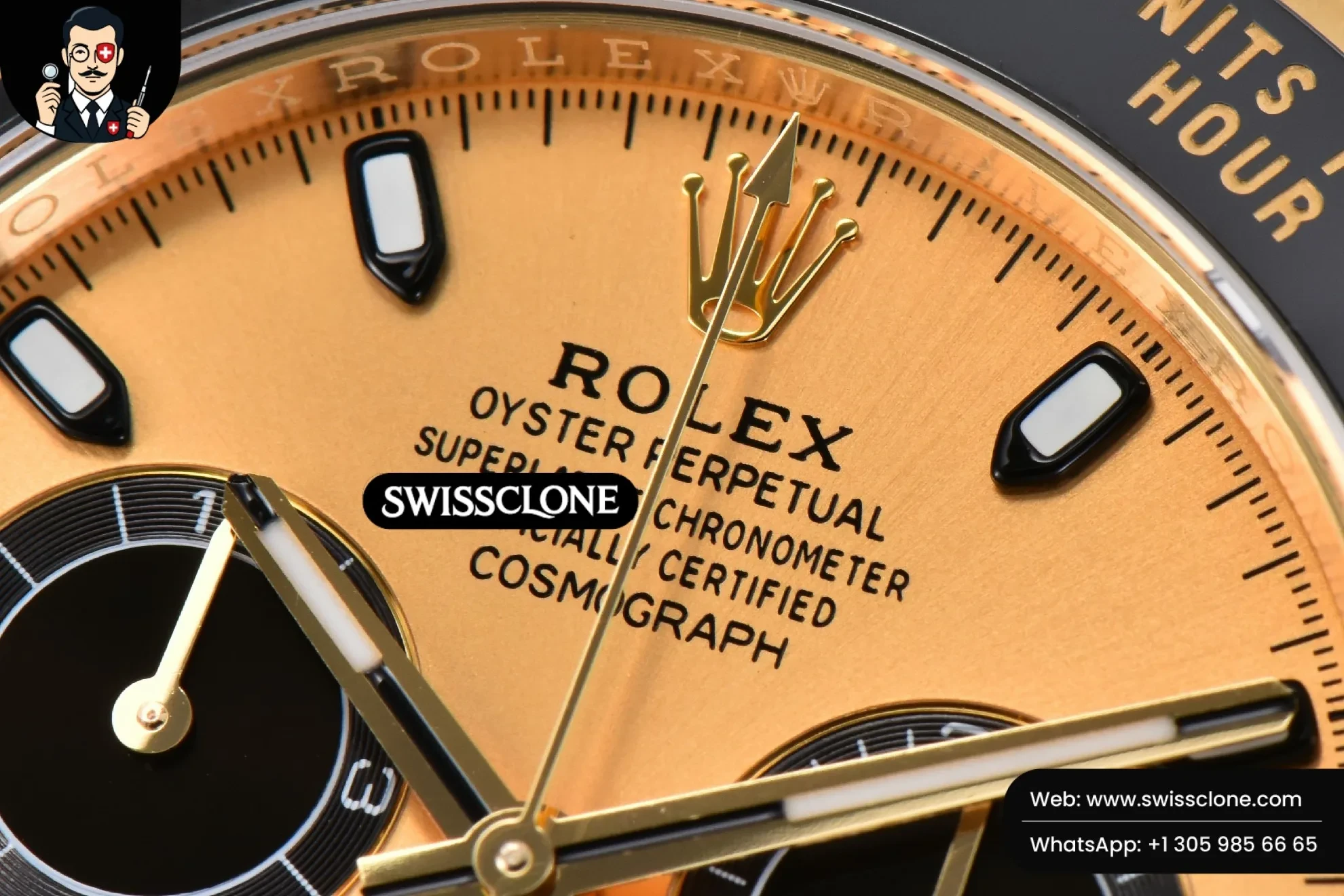 Rolex Daytona 116518 BTF Ceramic Dial Black Subdial Oysterflex BT Factory 1:1 Super Clone - Clasp & Bracelet Finishing