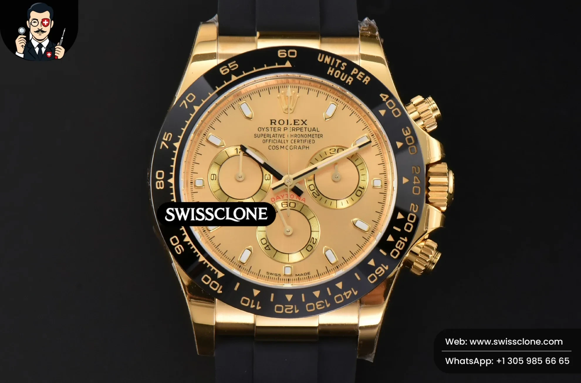 Rolex Daytona 116518 BTF Ceramic Dial Oysterflex