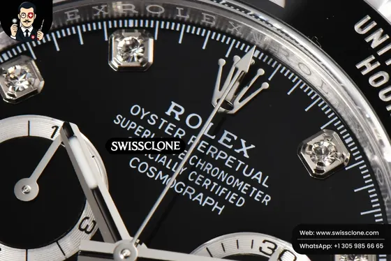 Rolex Daytona 116519 BTF Blac Dial Diamond Marker Oysterflex BT Factory 1:1 Super Clone - Clasp & Bracelet Finishing