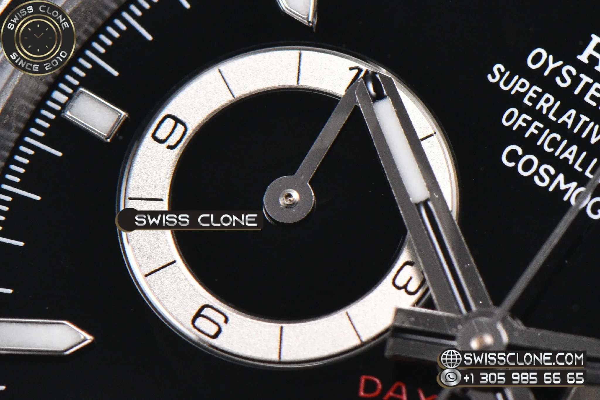 Rolex Daytona 126500 40mm Black Dial 1:1 Super Clone - Lateral Case Thickness Profile