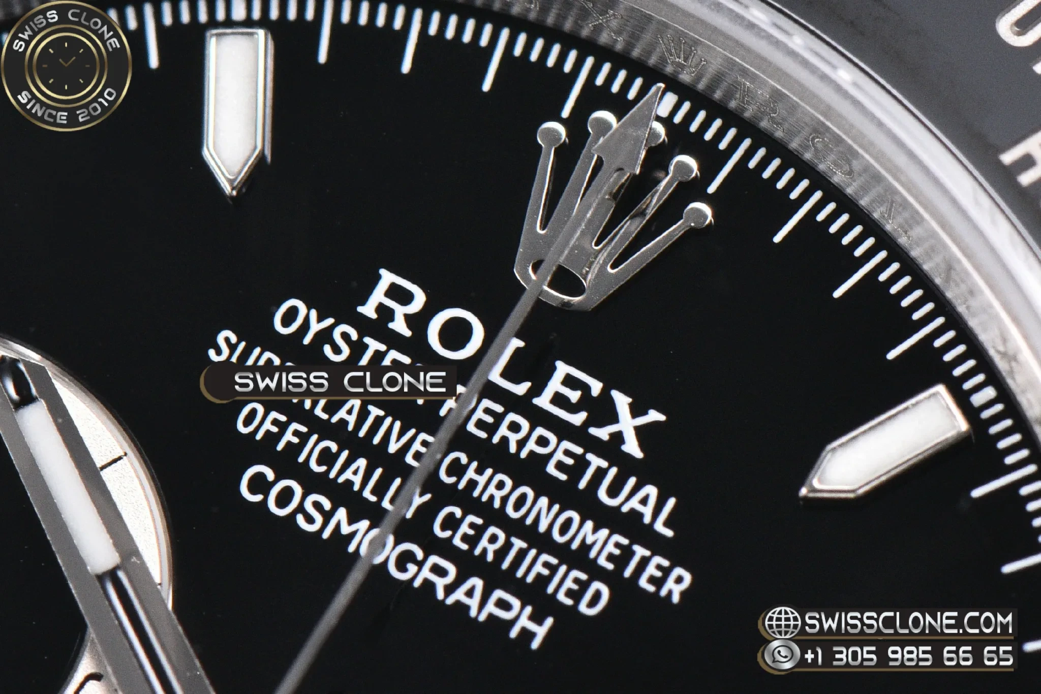 Rolex Daytona 126500 40mm Black Dial 1:1 Super Clone - Caseback & Cloned Calibre Movement
