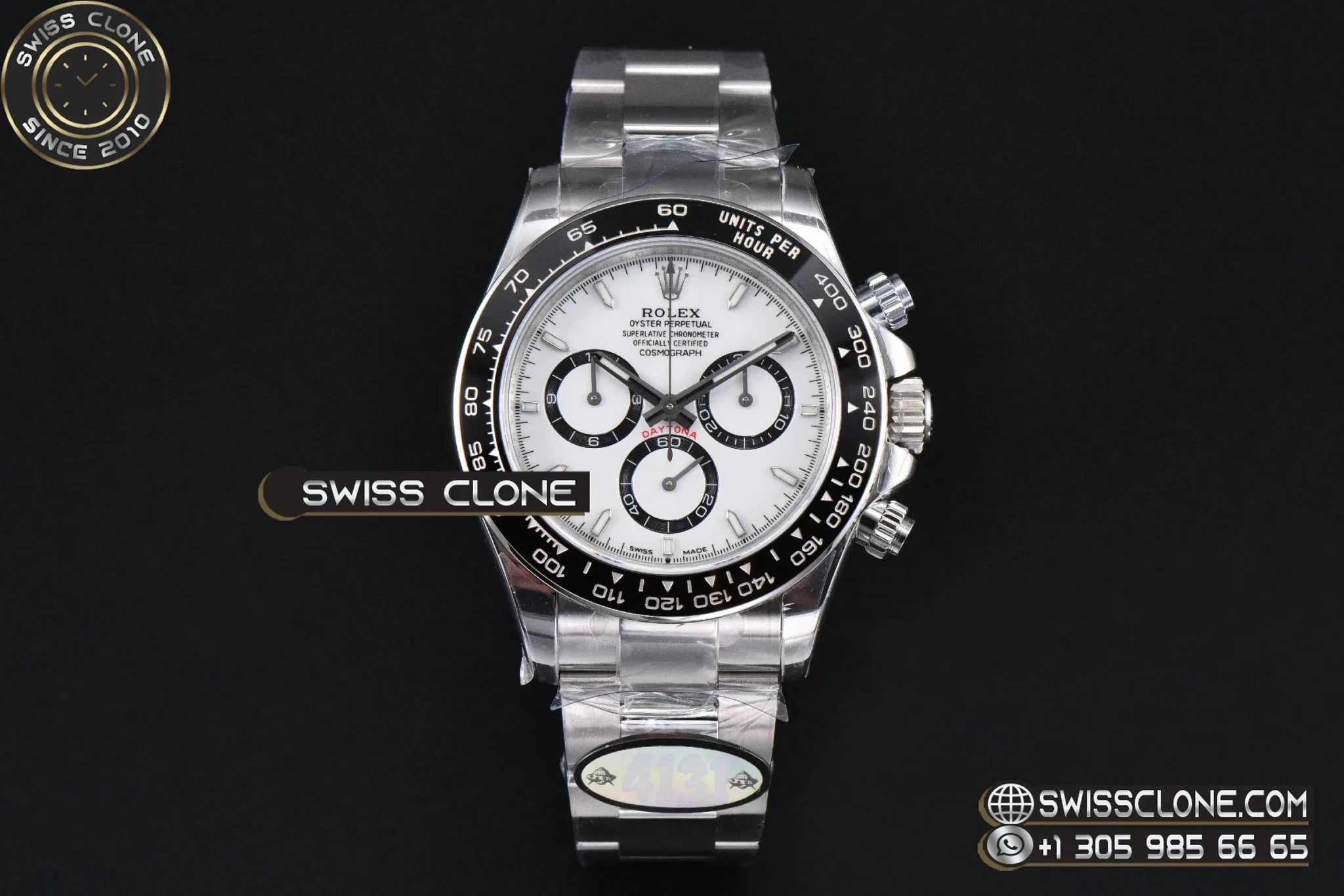 Rolex Daytona 126500 Panda 40mm UFO 904L White Dial
