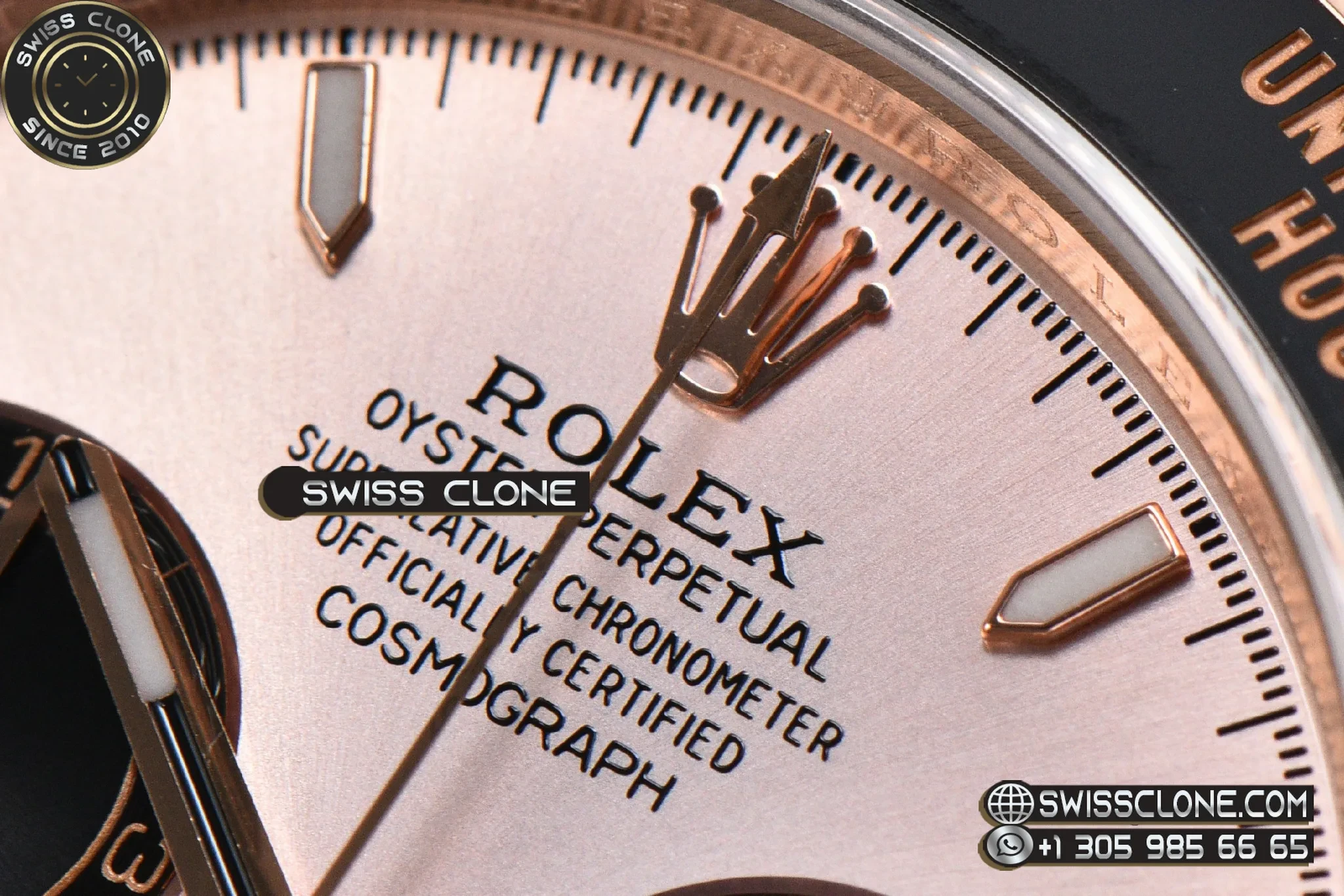 Rolex Daytona 126515 40mm UFO Black Bezel Black Subdial Black Oysterflex UF4131(Free Sprung) 1:1 Super Clone - Caseback & Cloned Calibre Movement