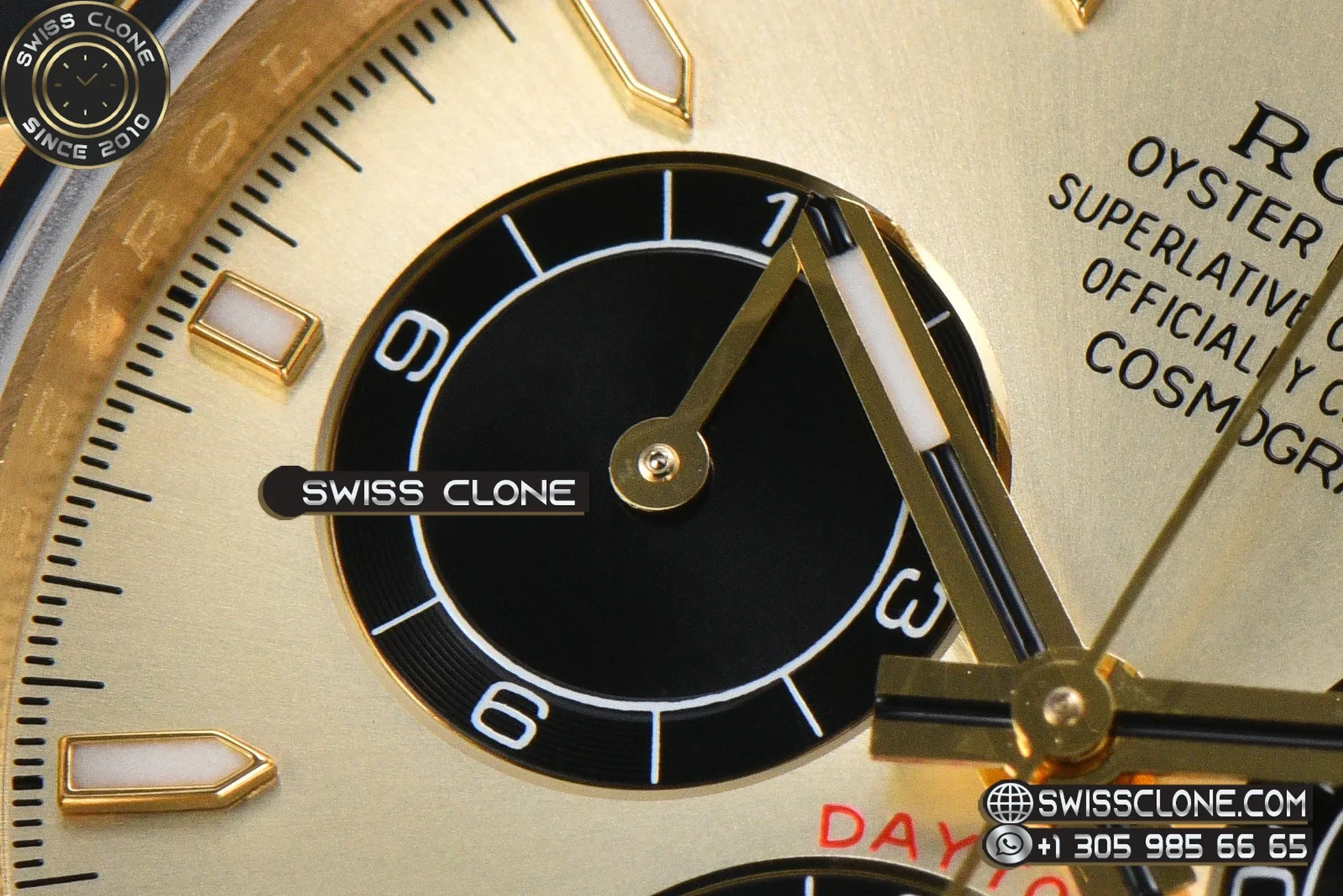 Rolex Daytona 126518 40mm UFO Black Subdial Oysterflex UF4131(Free Sprung) 1:1 Super Clone - Caseback & Cloned Calibre Movement