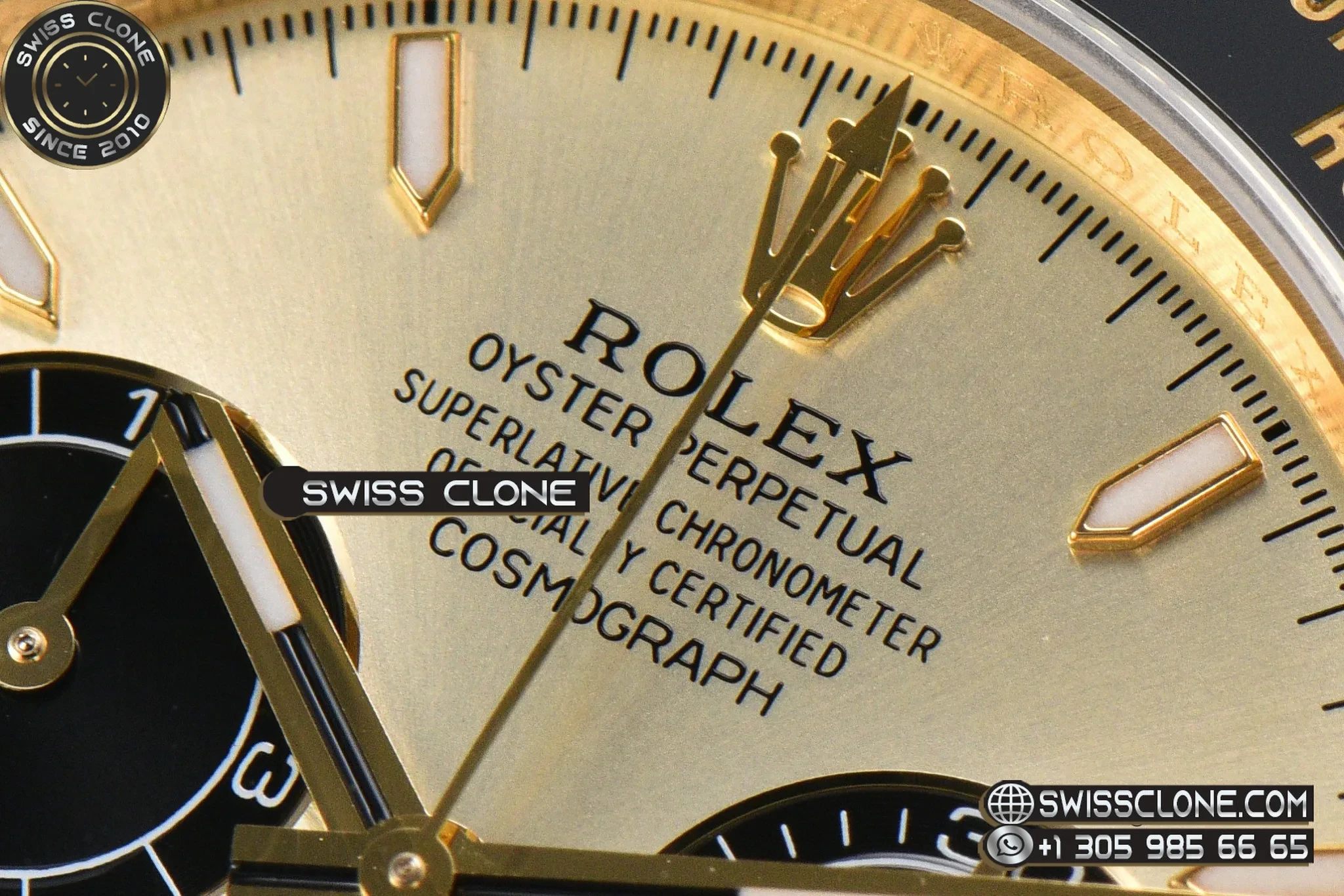Rolex Daytona 126518 40mm UFO Black Subdial Oysterflex UF4131(Free Sprung) 1:1 Super Clone - Clasp & Bracelet Finishing